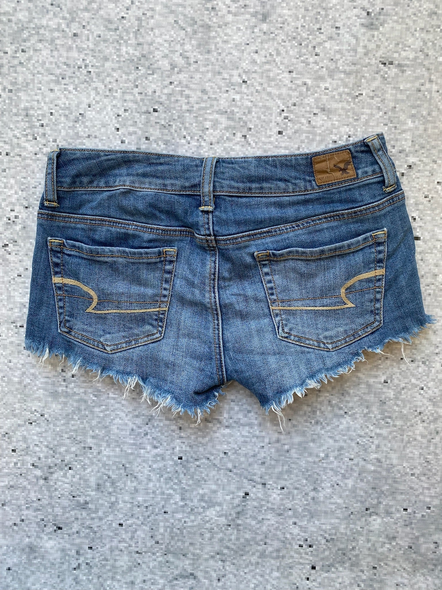 stretchy American Eagle lowrise microshorts