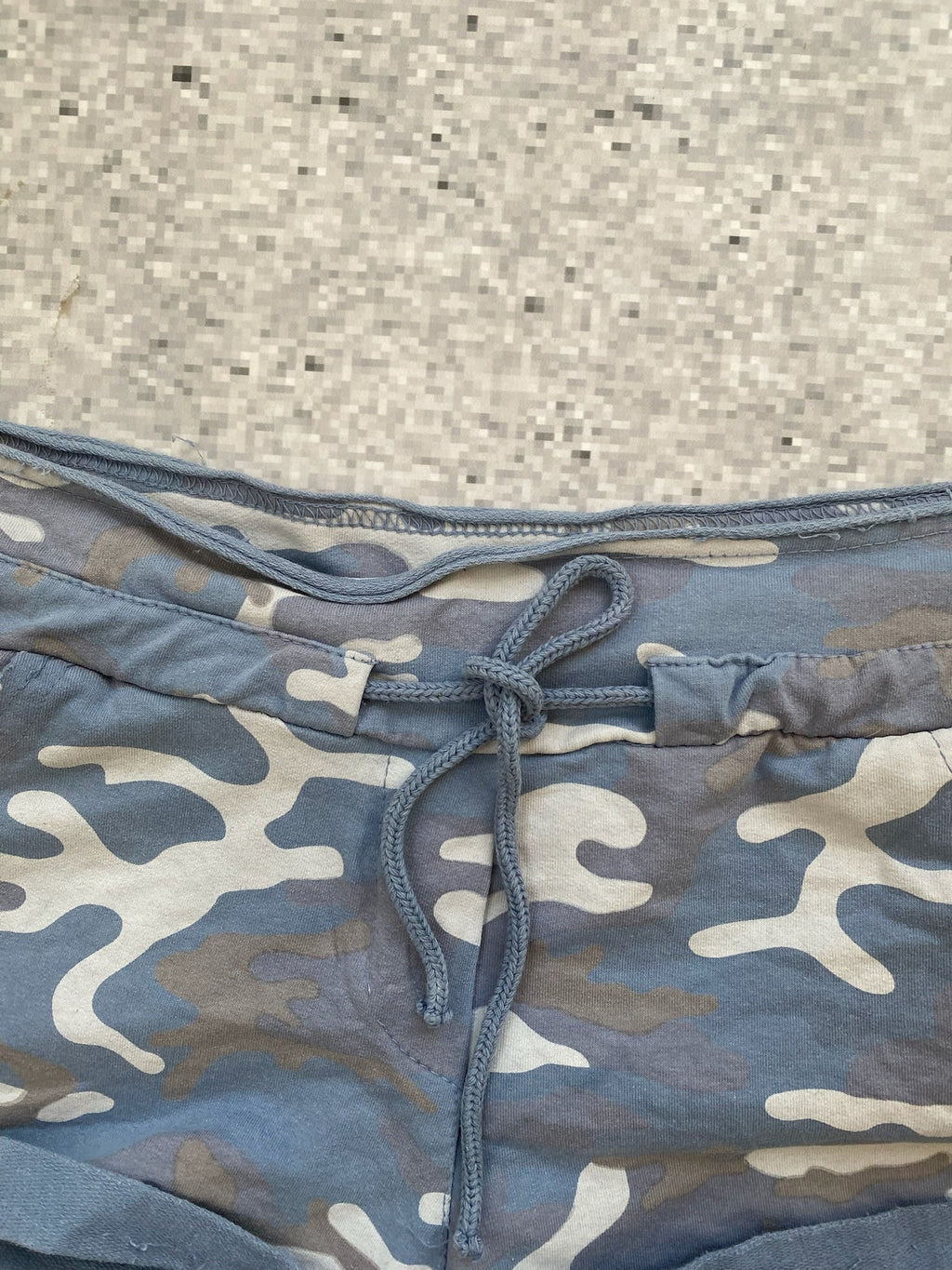 Camo Tiny "Made in Italy" Low Waisted Shorts