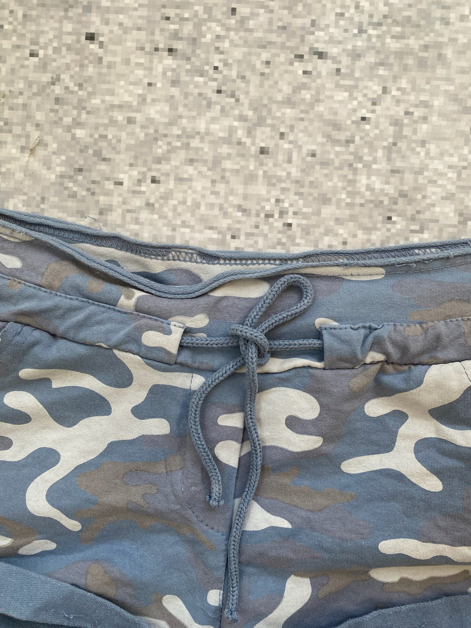 Camo Tiny "Made in Italy" Low Waisted Shorts