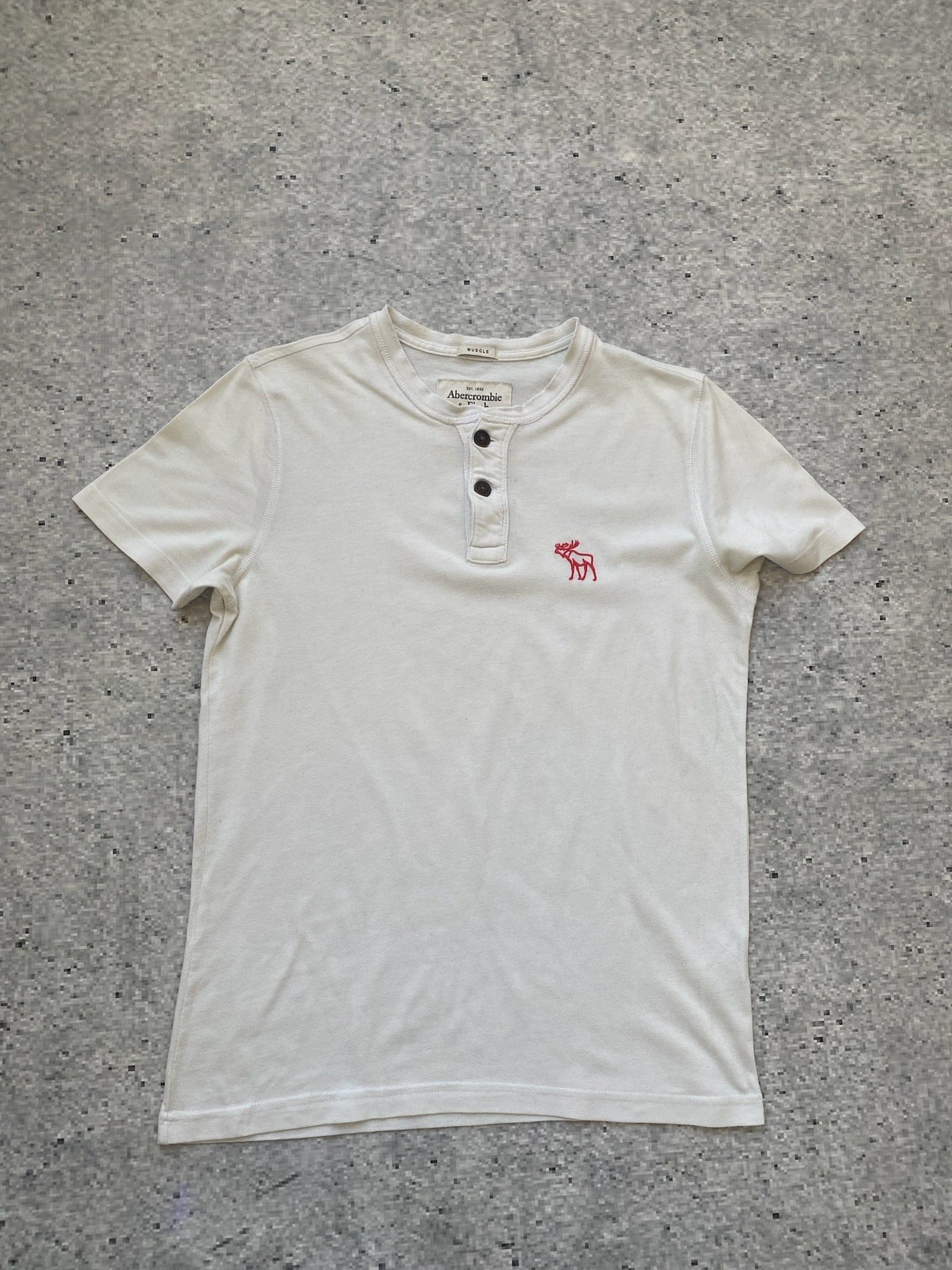 Abercombie and Fitch Henley Muscle t-shirt Abercrombie & Fitch