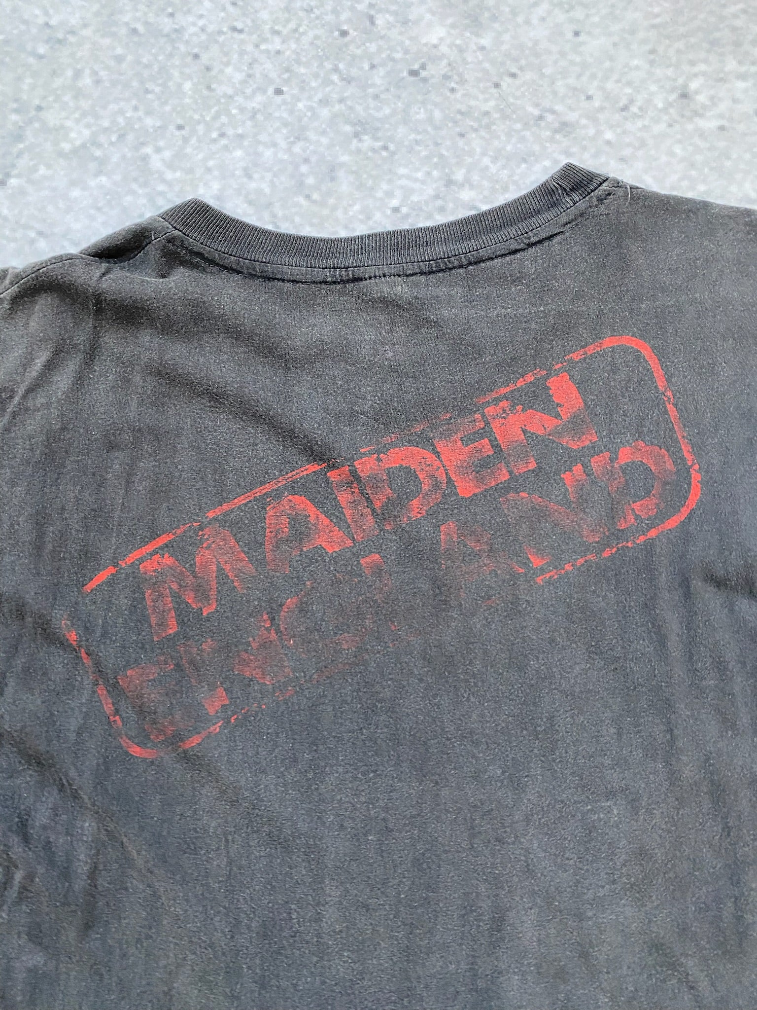 Vintage Faded Single Stitch 1989 Iron Maiden Tee