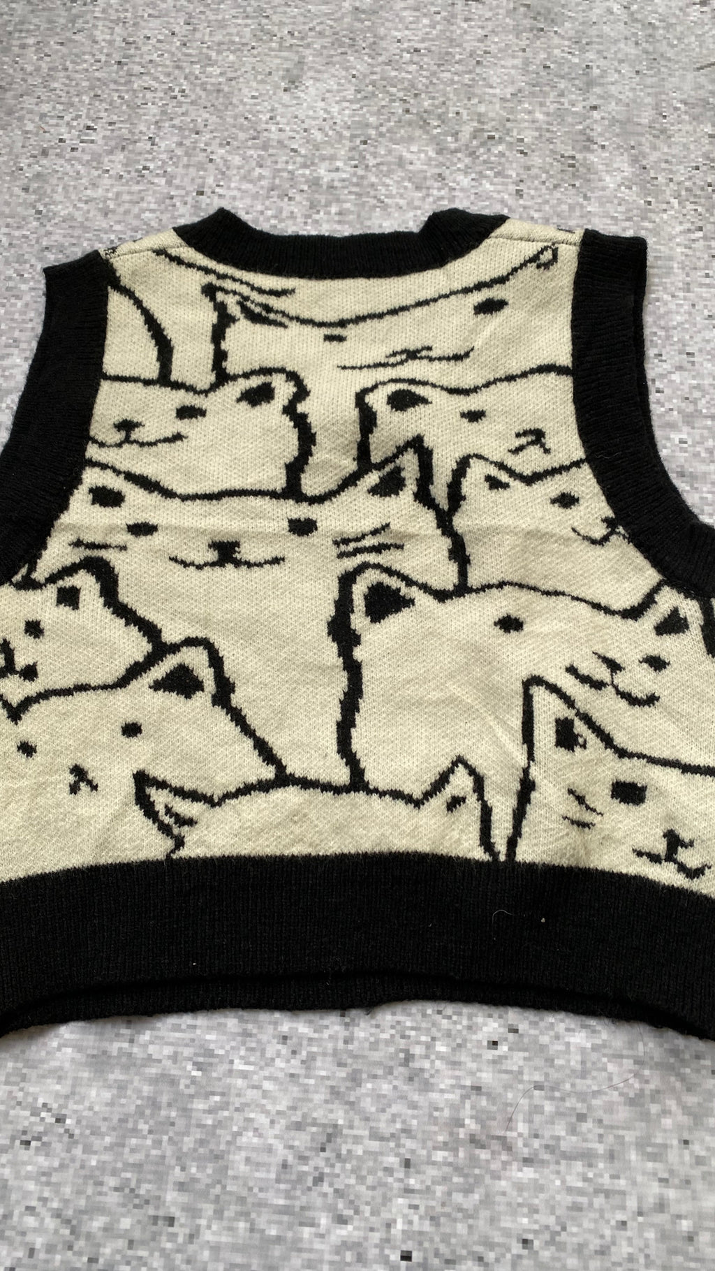 Cider Cat Sweater Vest