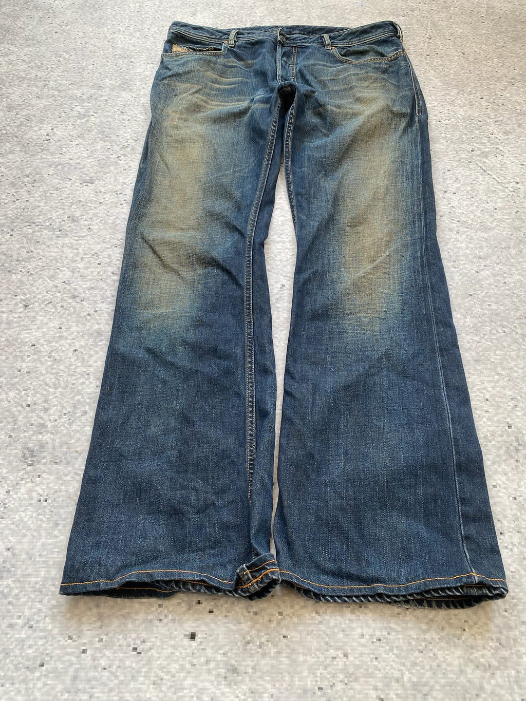 2000s Diesel Zathan Men Bootcut Jeans