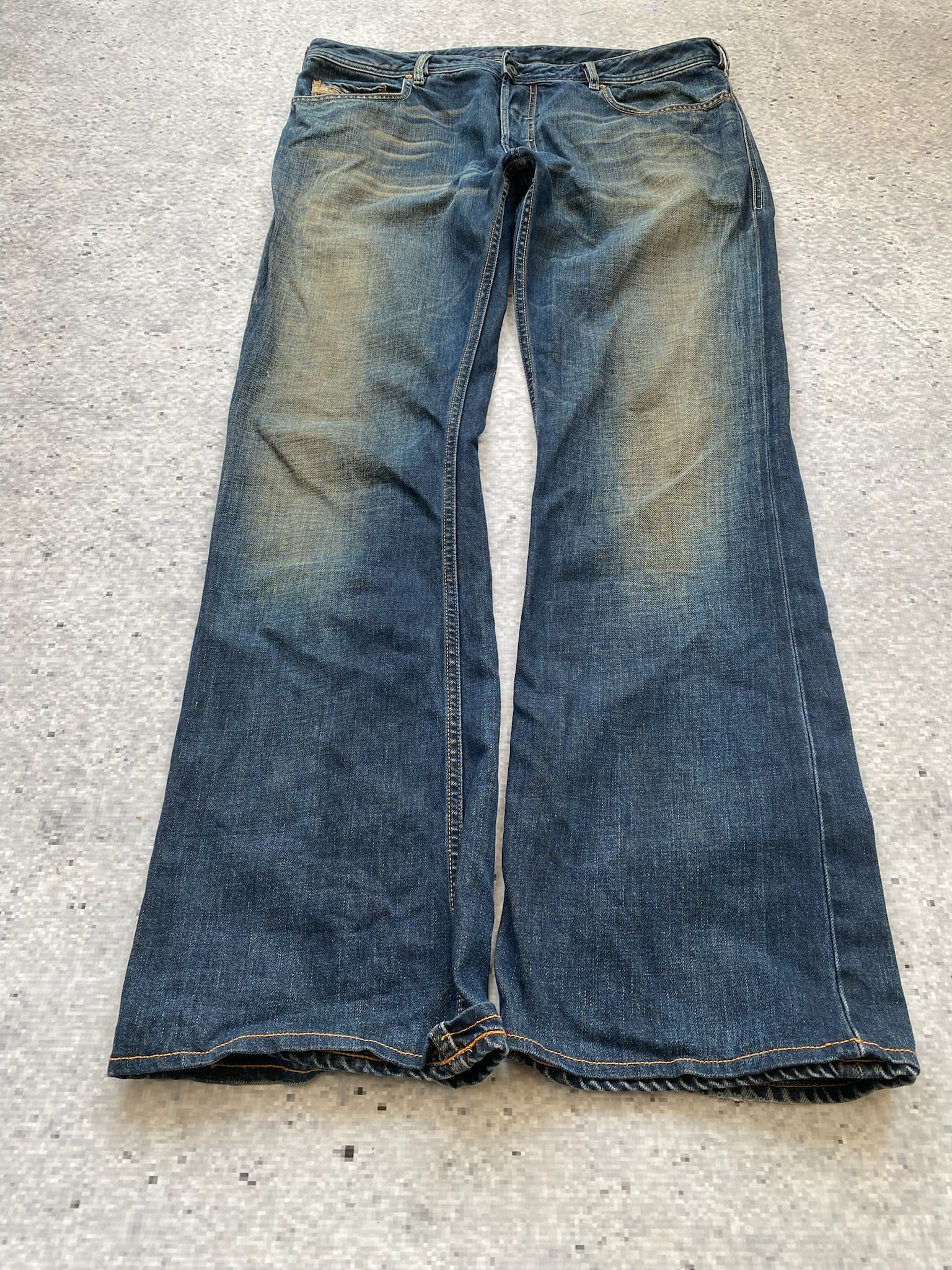 2000s Diesel Zathan Men Bootcut Jeans