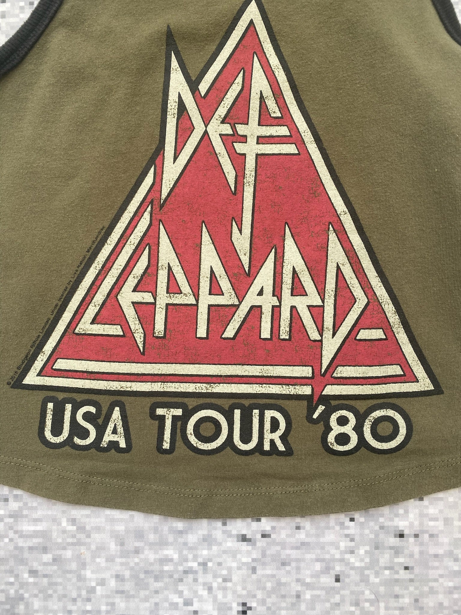 Forever 21 Def Leppard Crop Top