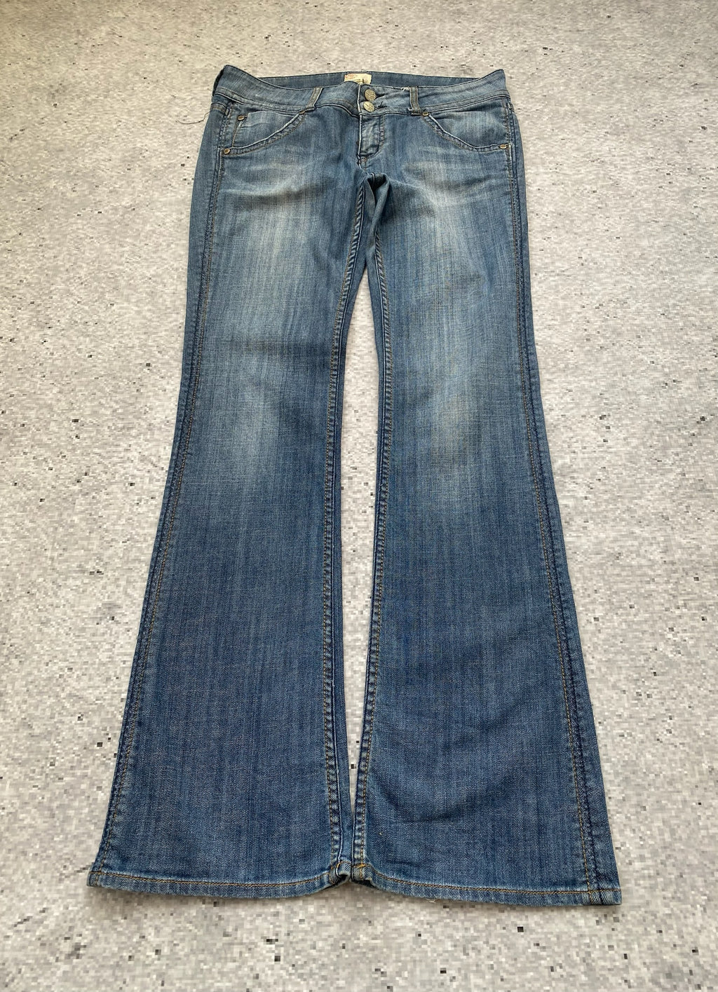 vintage arden b low waisted and bootcut jeans