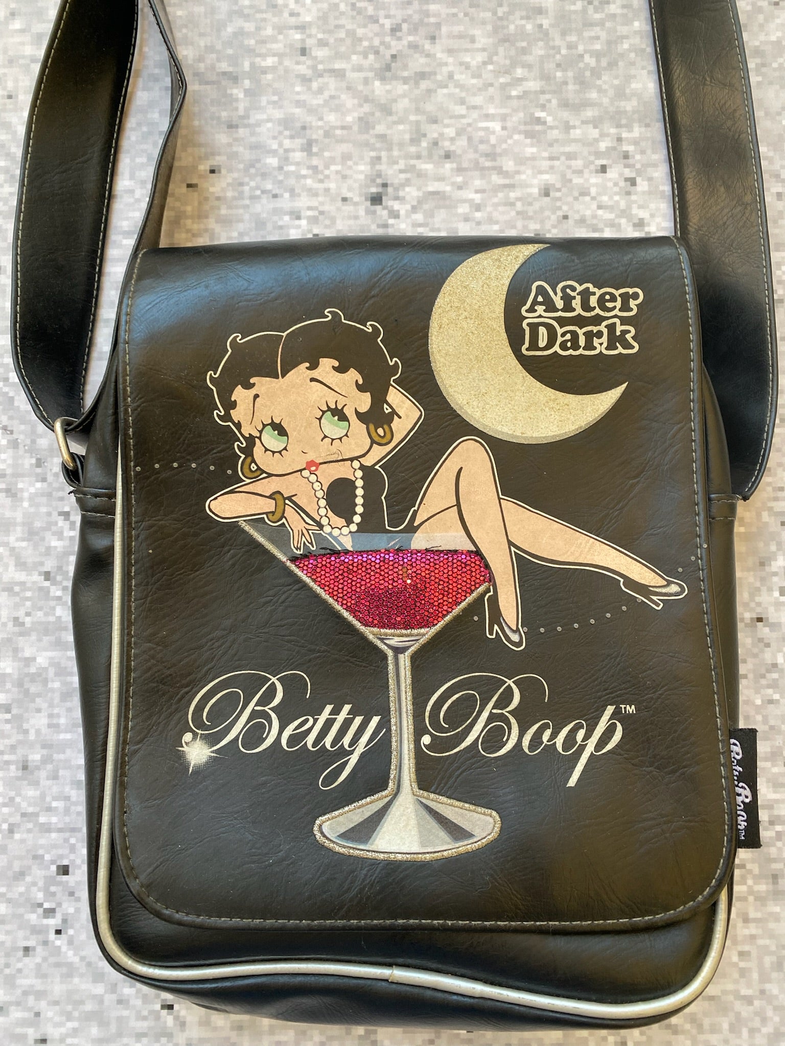 Vintage Betty Boop Shoulder Leather Bag