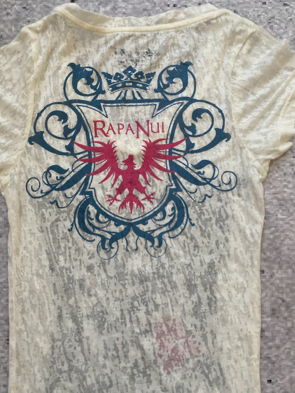 Y2K Tribal Bedazzled Fitted Long Baby Tee