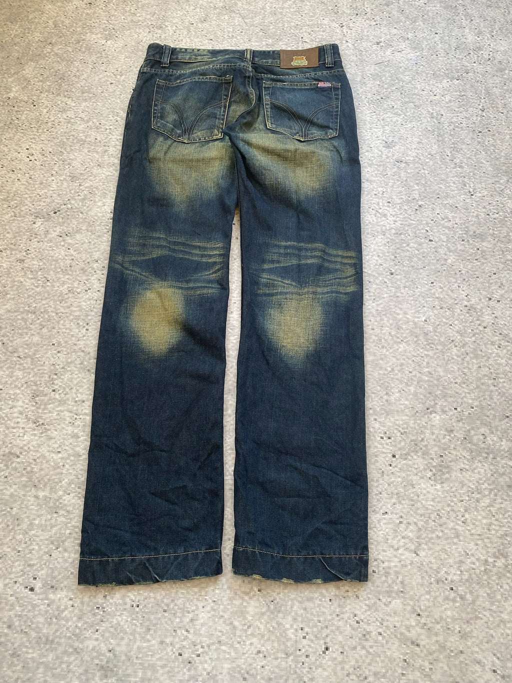 2000s D&G Power Straight Leg Low Waist Jeans