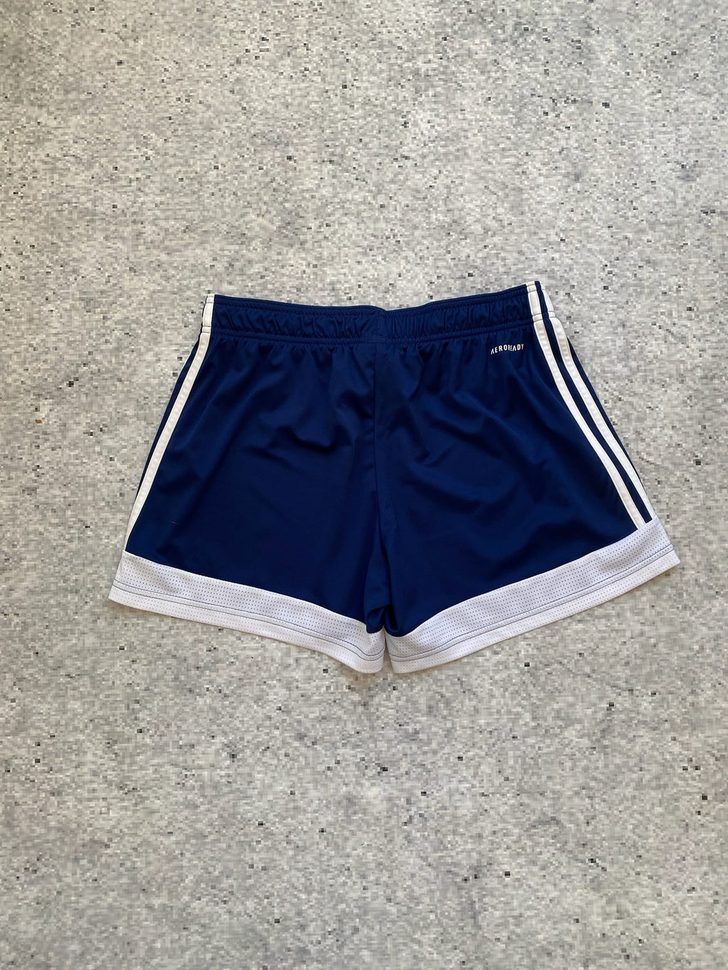 Adidas 2000s Navy and White Shorts