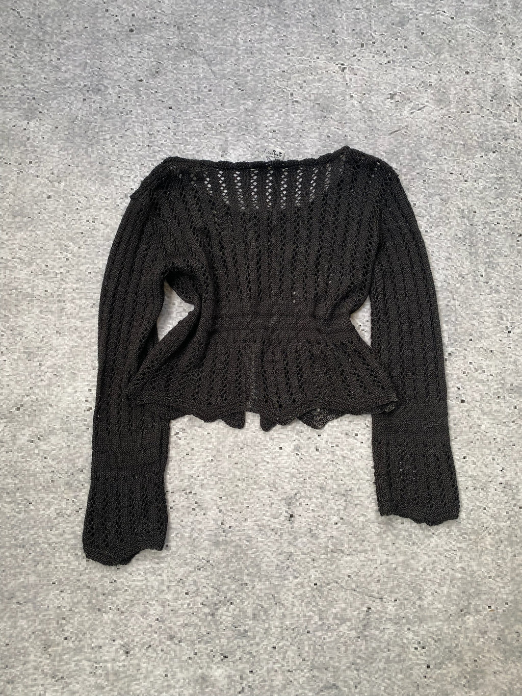 Gothic Knit Cotton Cardigan