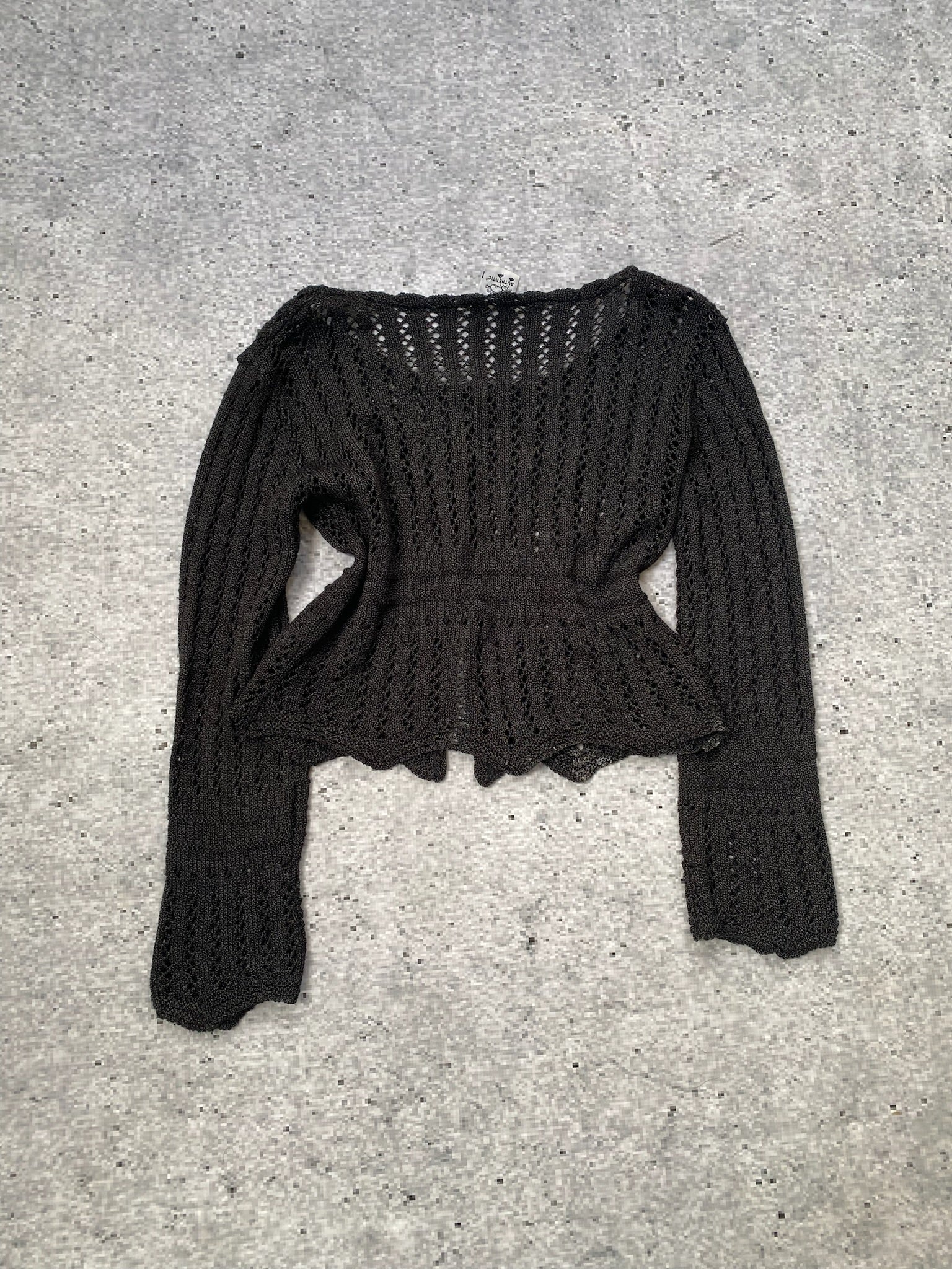 Gothic Knit Cotton Cardigan