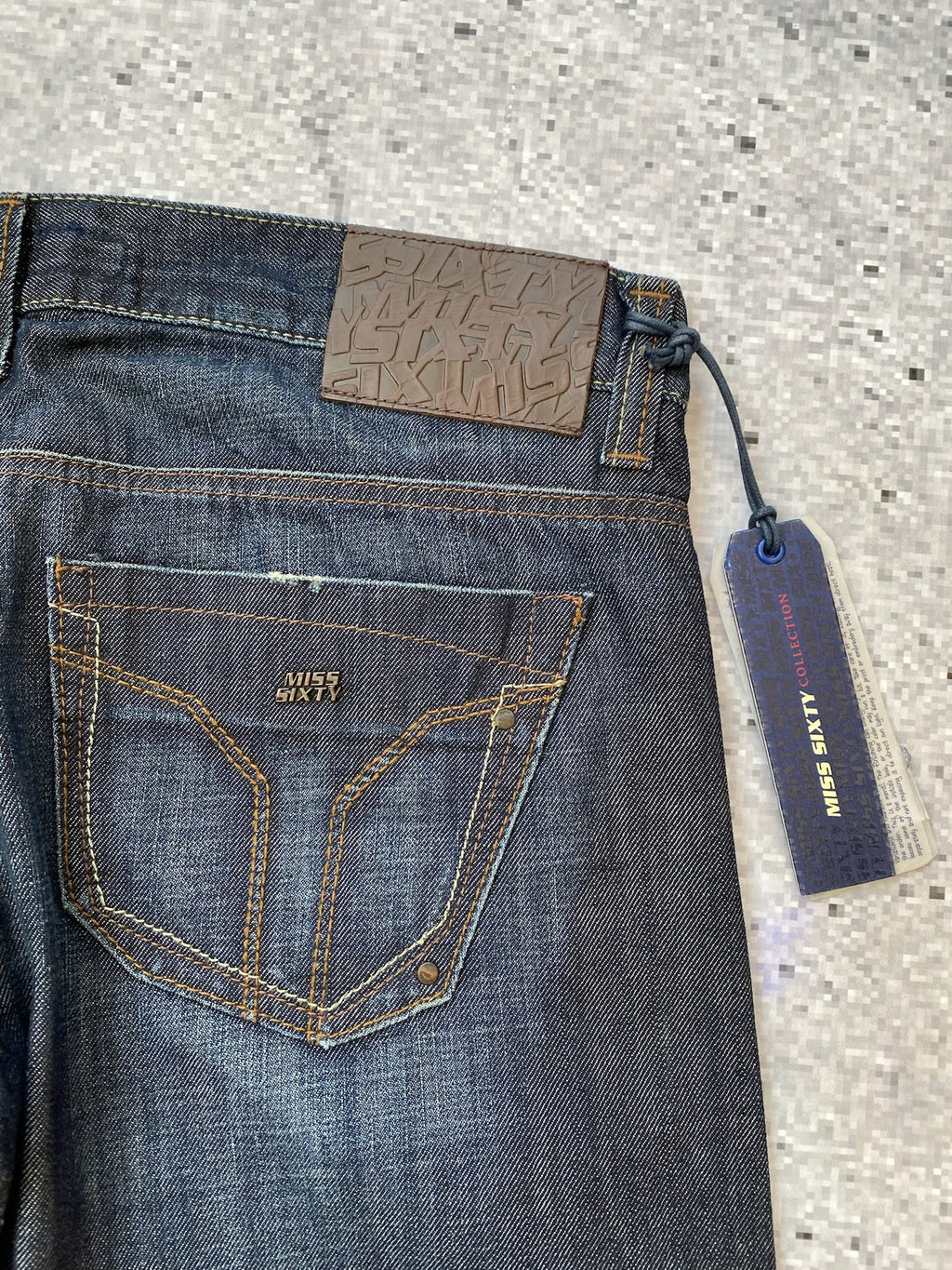 Miss Sixty Low Rise Loose Fit Straight "Wish" Jeans