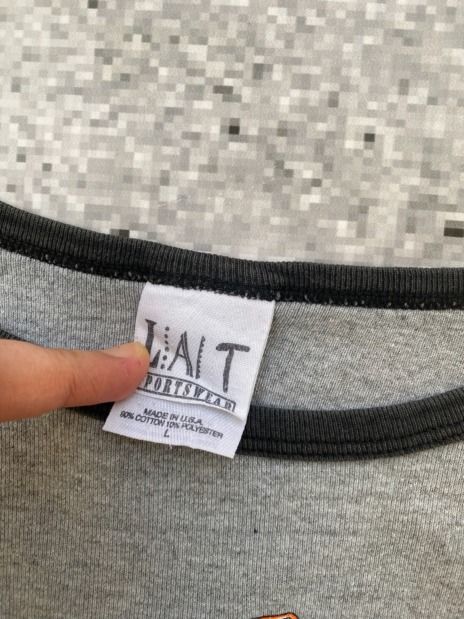 Early 2000s Gray "Made In USA" Biker Cami Top