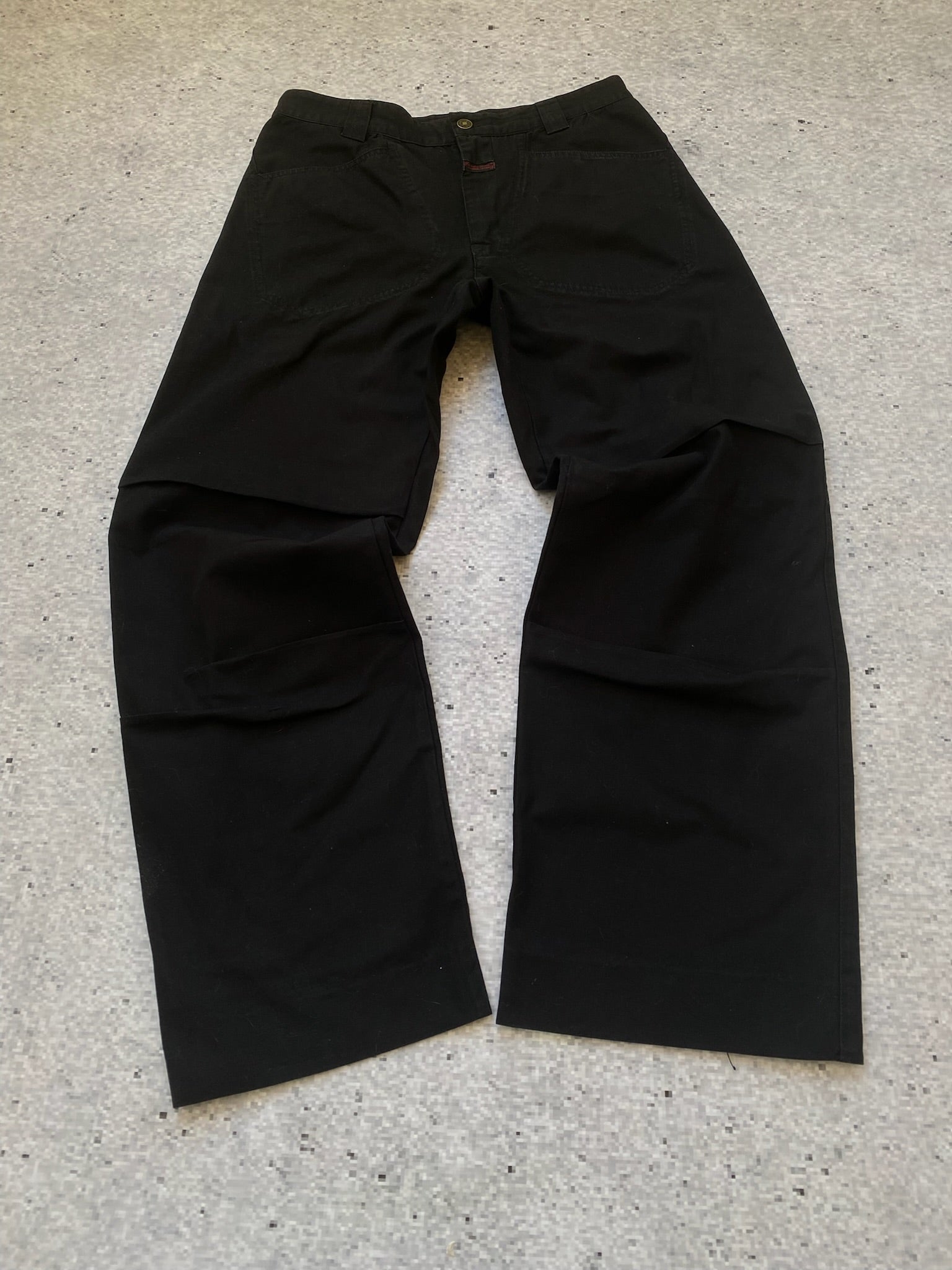 Girbaud Black Baggy Jeans for men