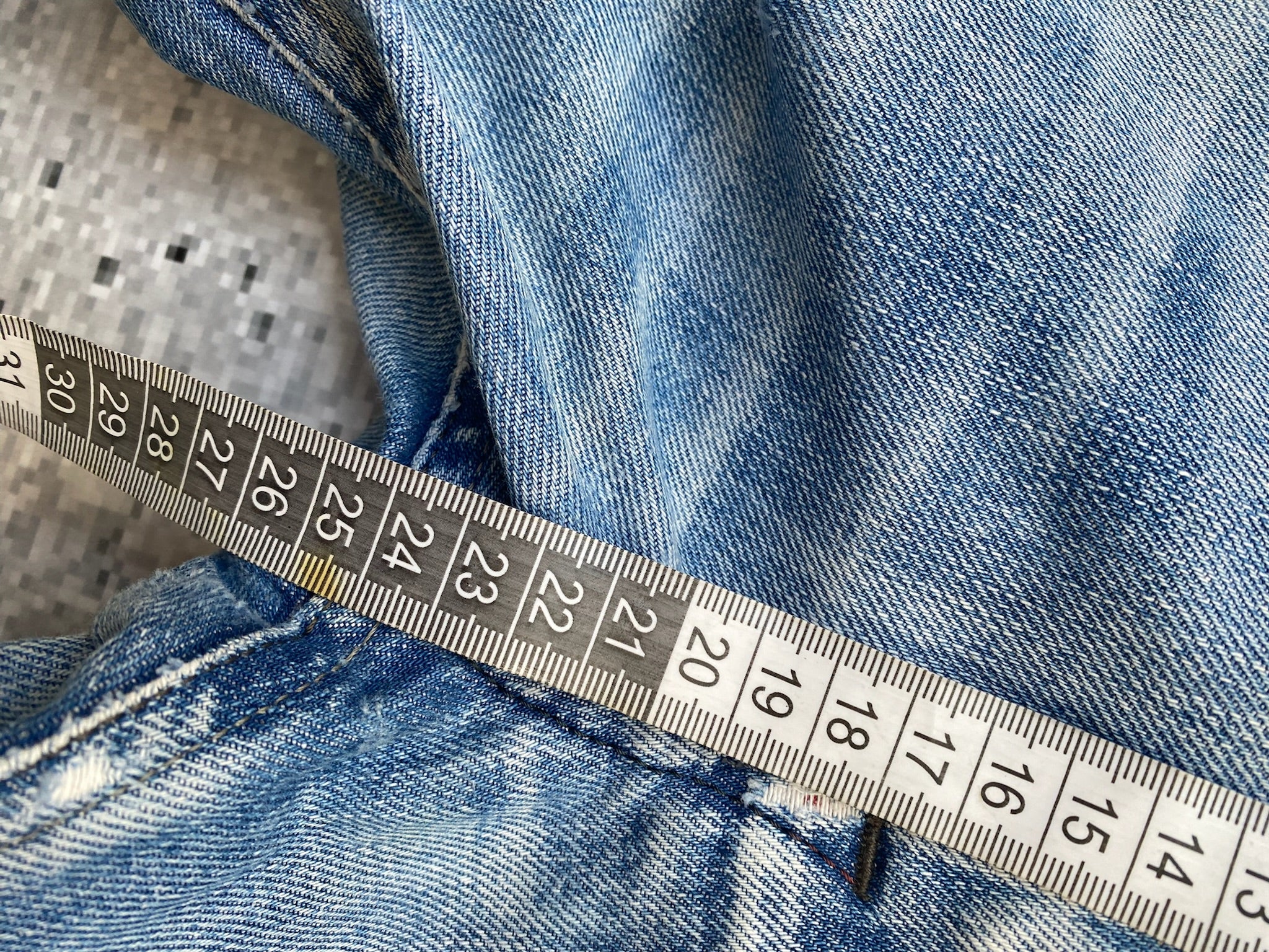Diesel Straight Leg Distressed Jeans