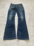 2000s Low Rise Bootcut Suki Silver Woman Jeans