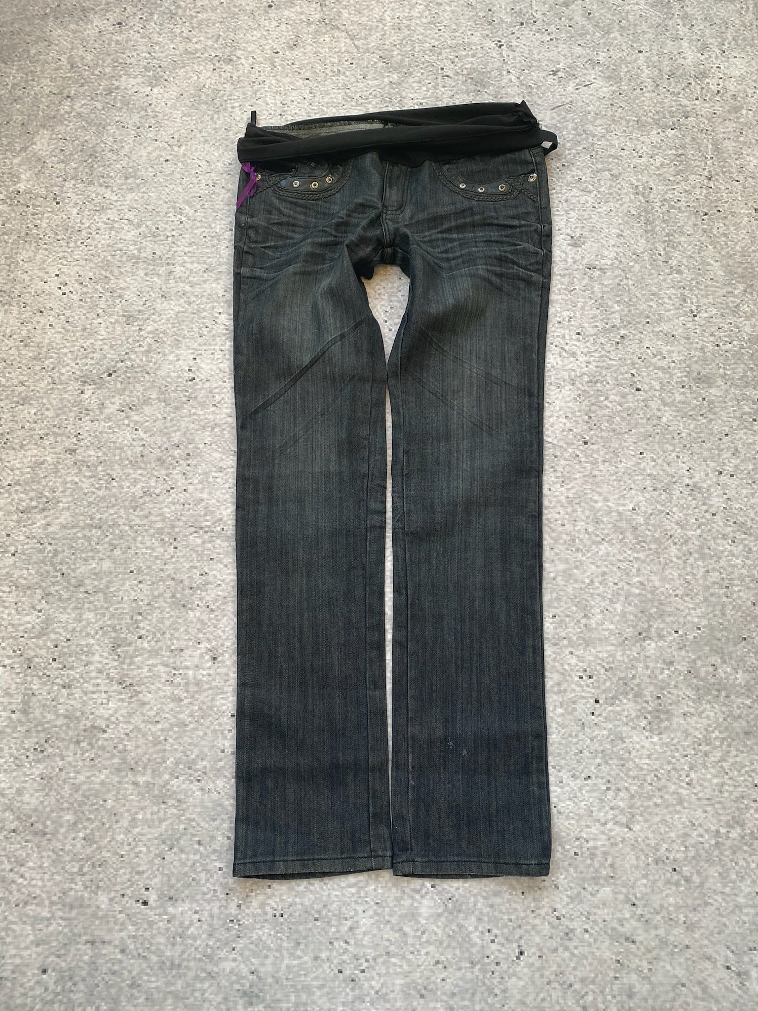 Victoria Beckham Low Rise Straight Jeans