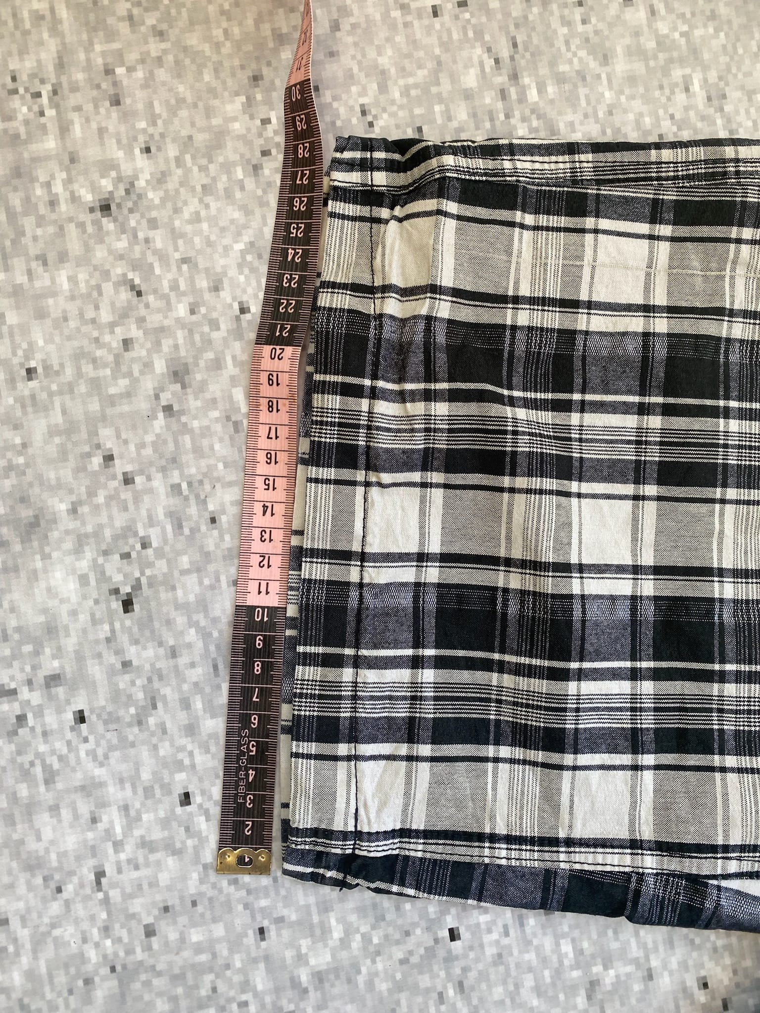 SouthPole Plaid Long Shorts
