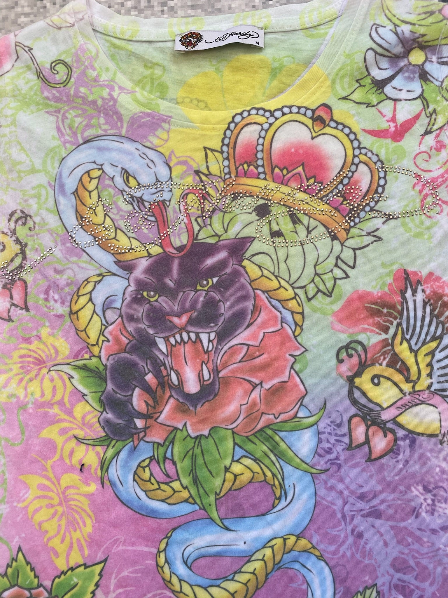 Ed Hardy All Over Print Baby T-Shirt