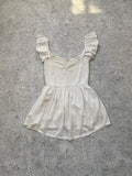 White Hollister Babydoll top