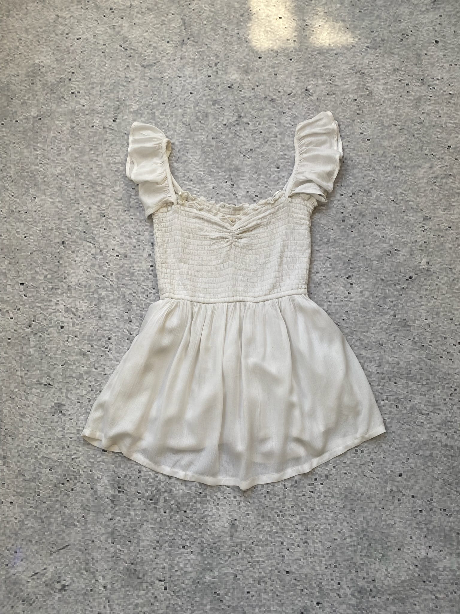 White Hollister Babydoll top