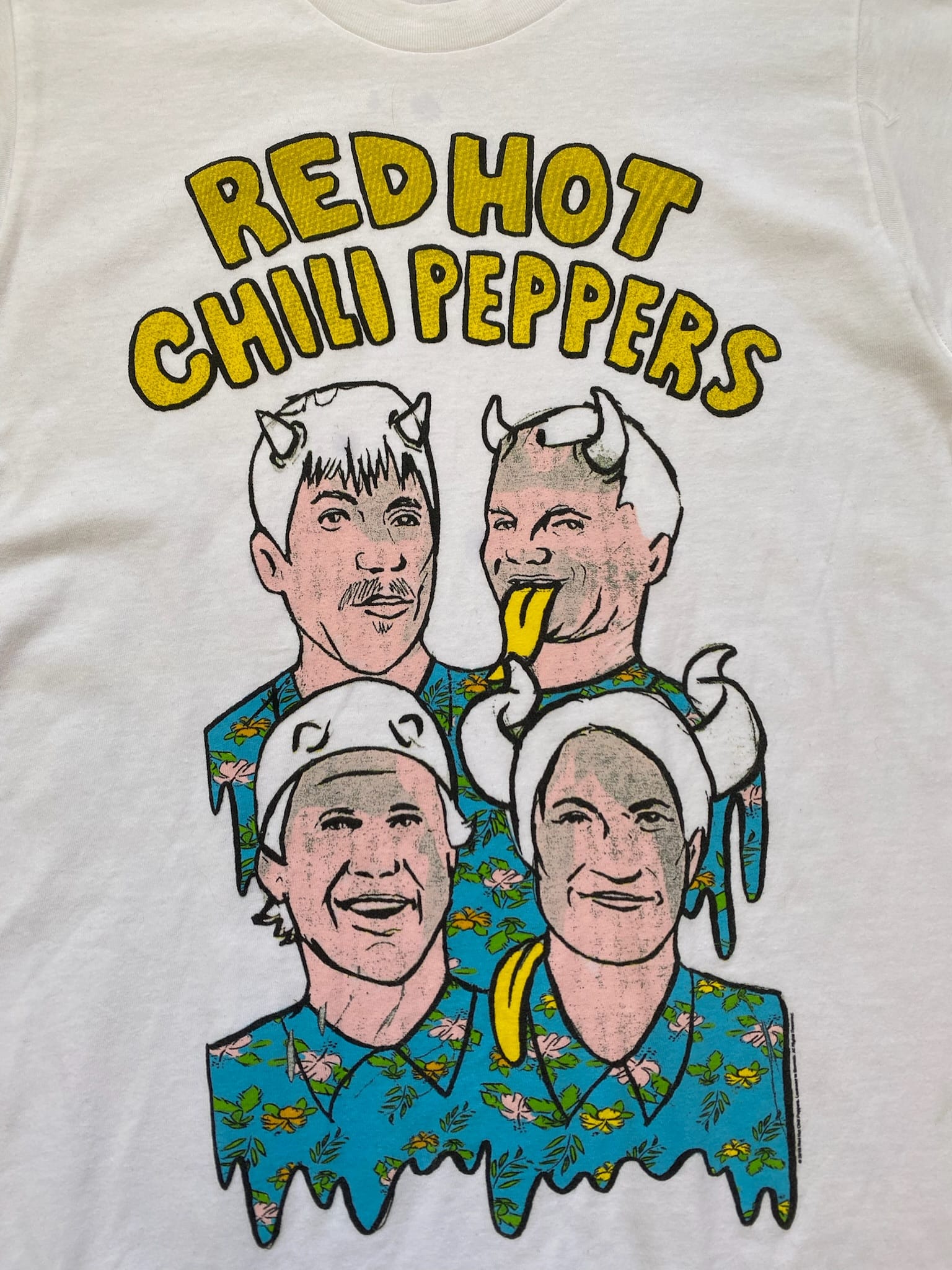 Red Hot Chili Peppers White T-Shirt