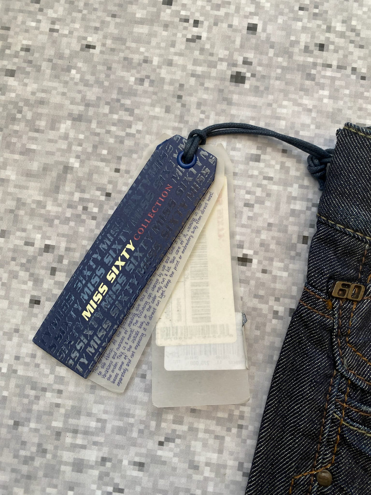 Miss Sixty Low Rise Loose Fit Straight "Wish" Jeans