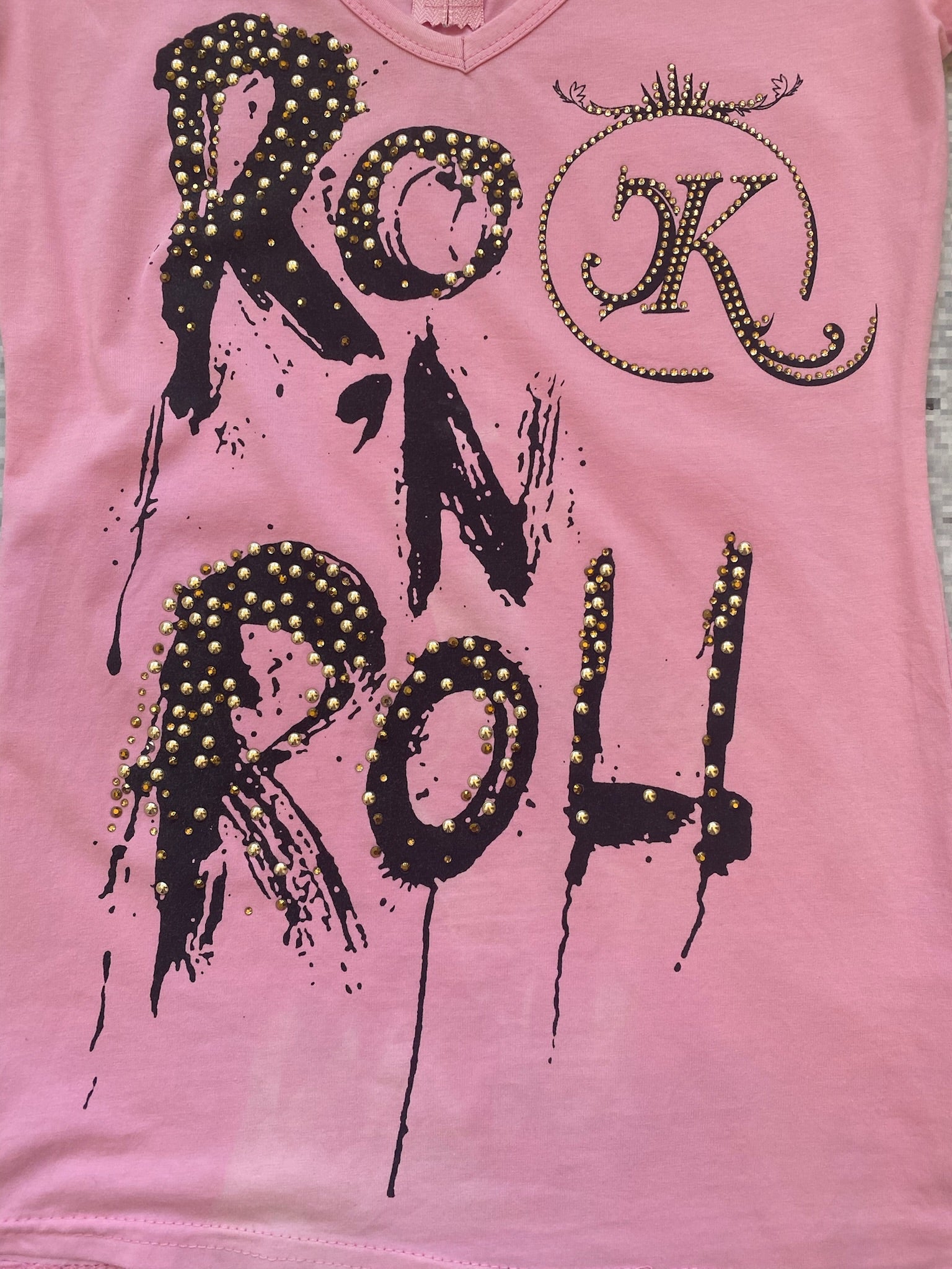 McBling 2000s Rock N Roll Top