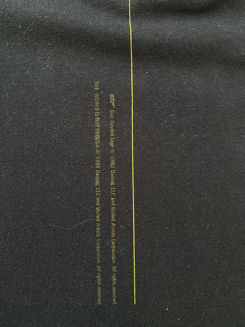 JAMES BOND 007 T-Shirt World Is Not Enough Black Official Grolsch Promo RARE