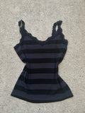 Lace Cami Purple Striped Top