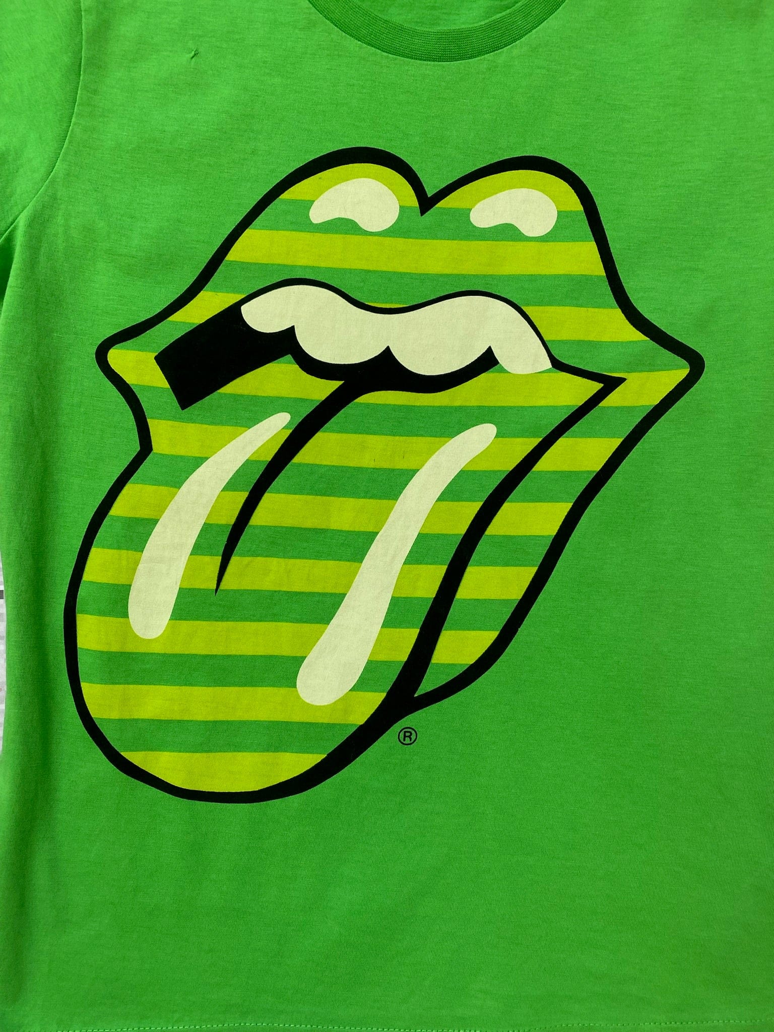 The Rolling Stones Green Baby Tee Other