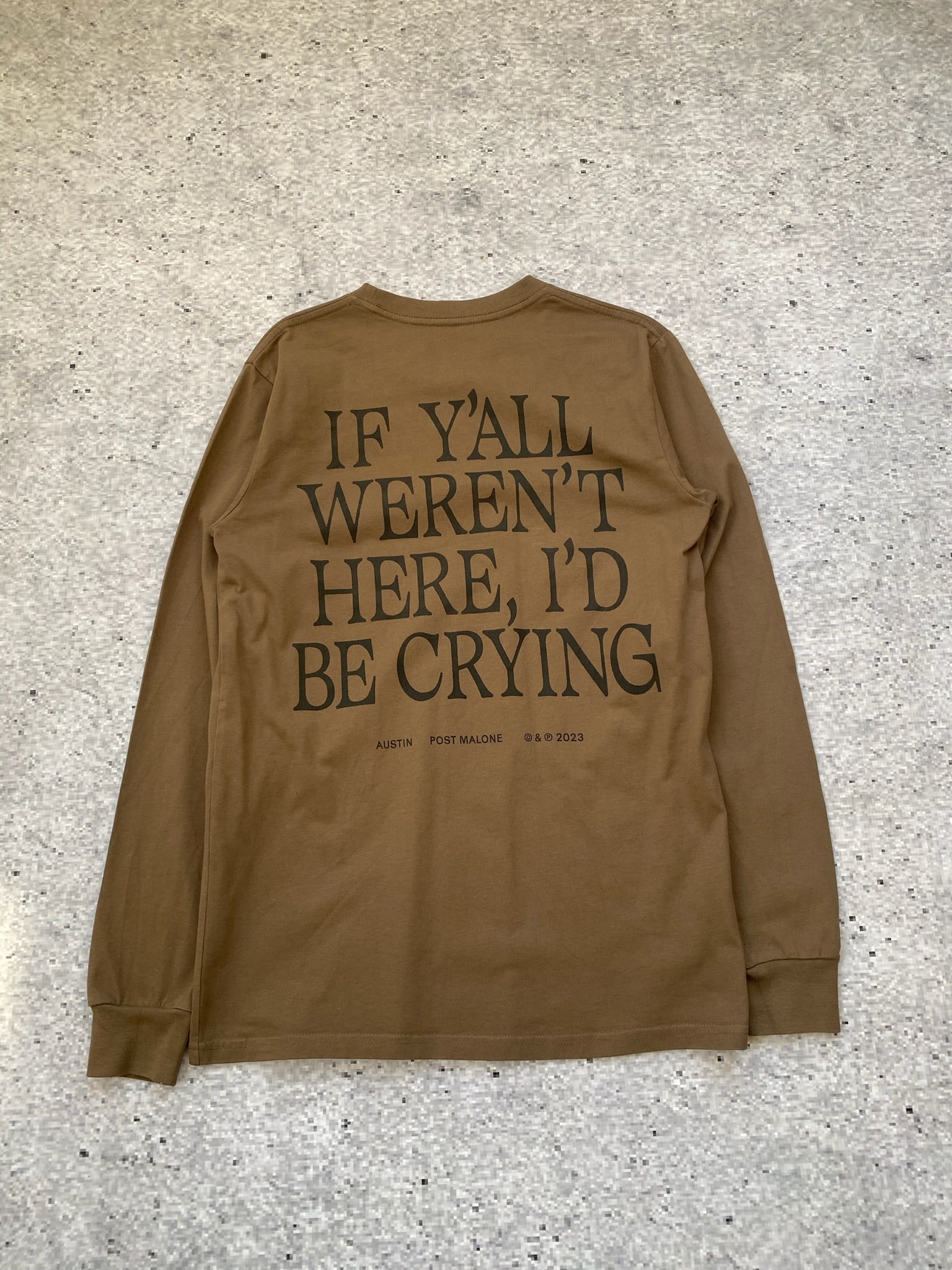 Military Green 2023 Post Malone Austin Long Sleeve