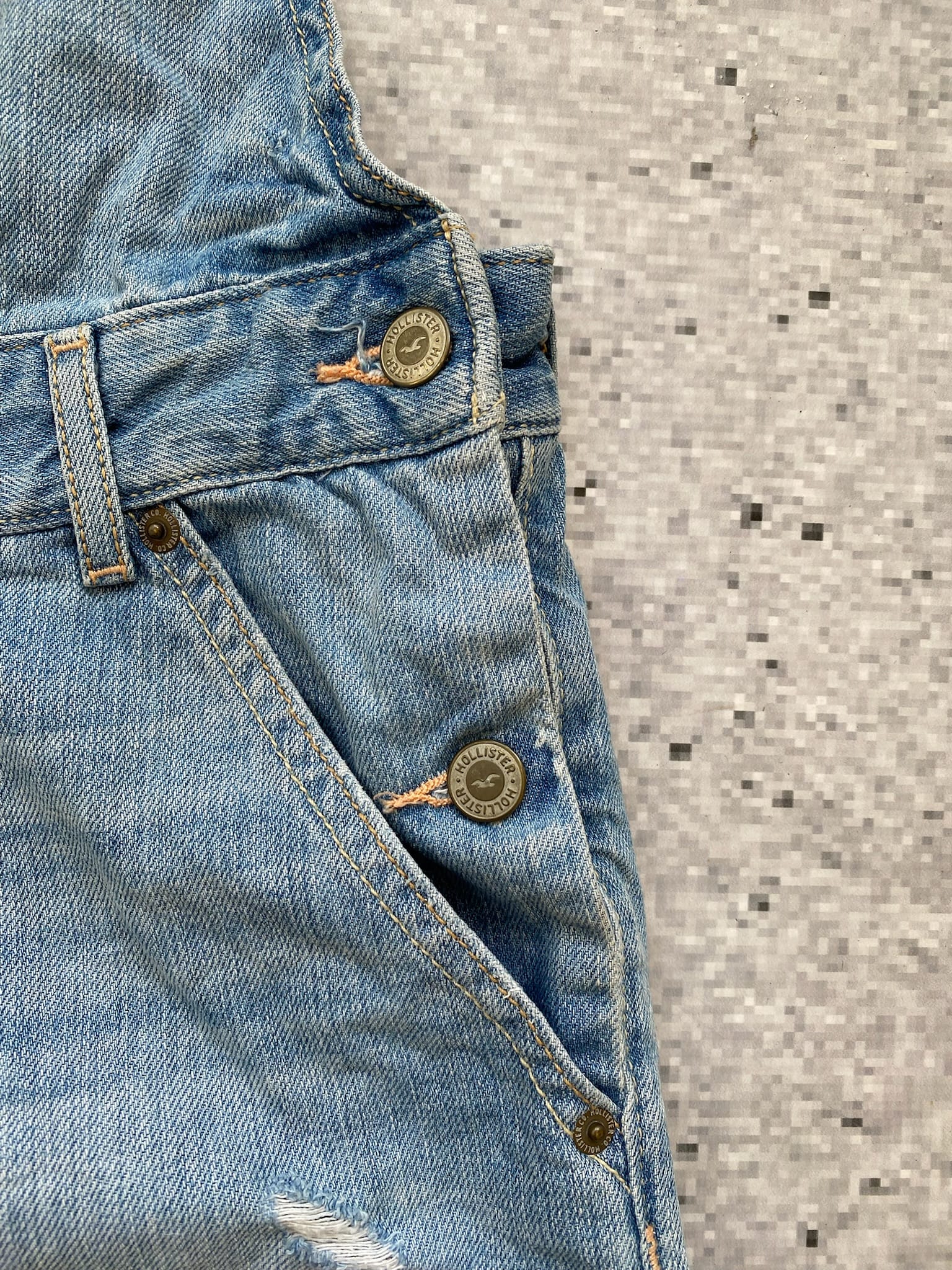 Hollister Denim Overalls