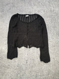 Gothic Knit Cotton Cardigan
