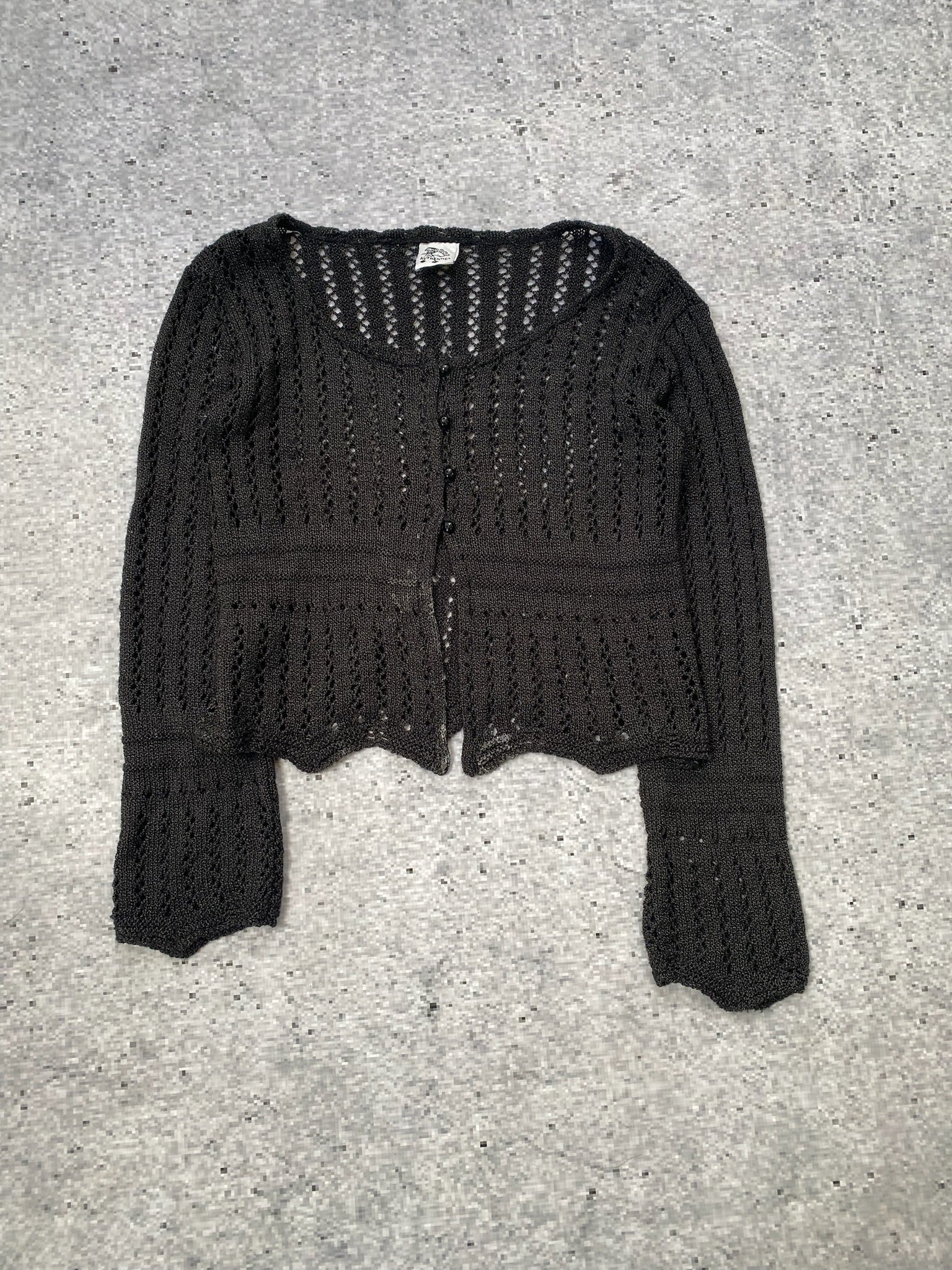Gothic Knit Cotton Cardigan