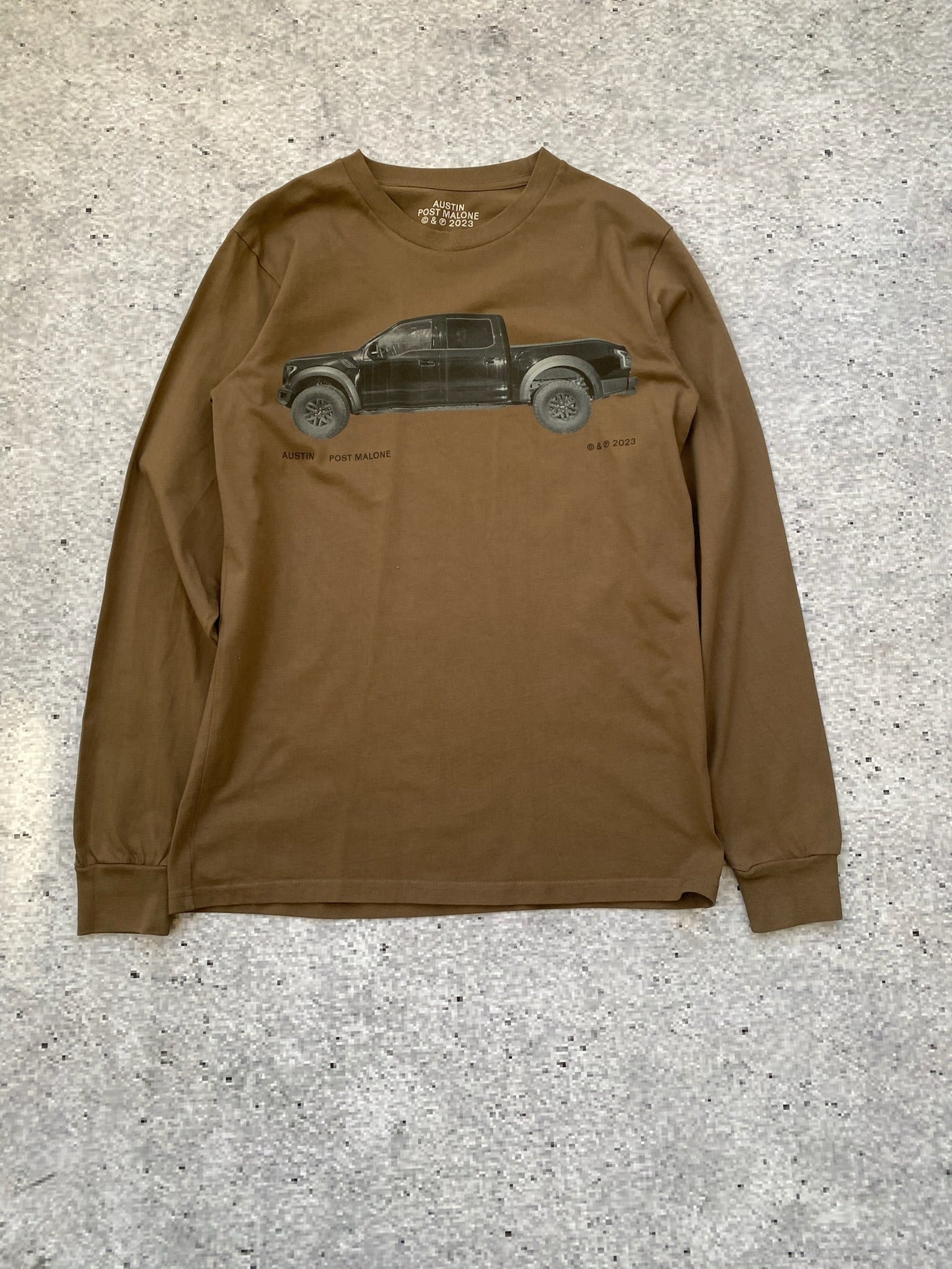 Military Green 2023 Post Malone Austin Long Sleeve