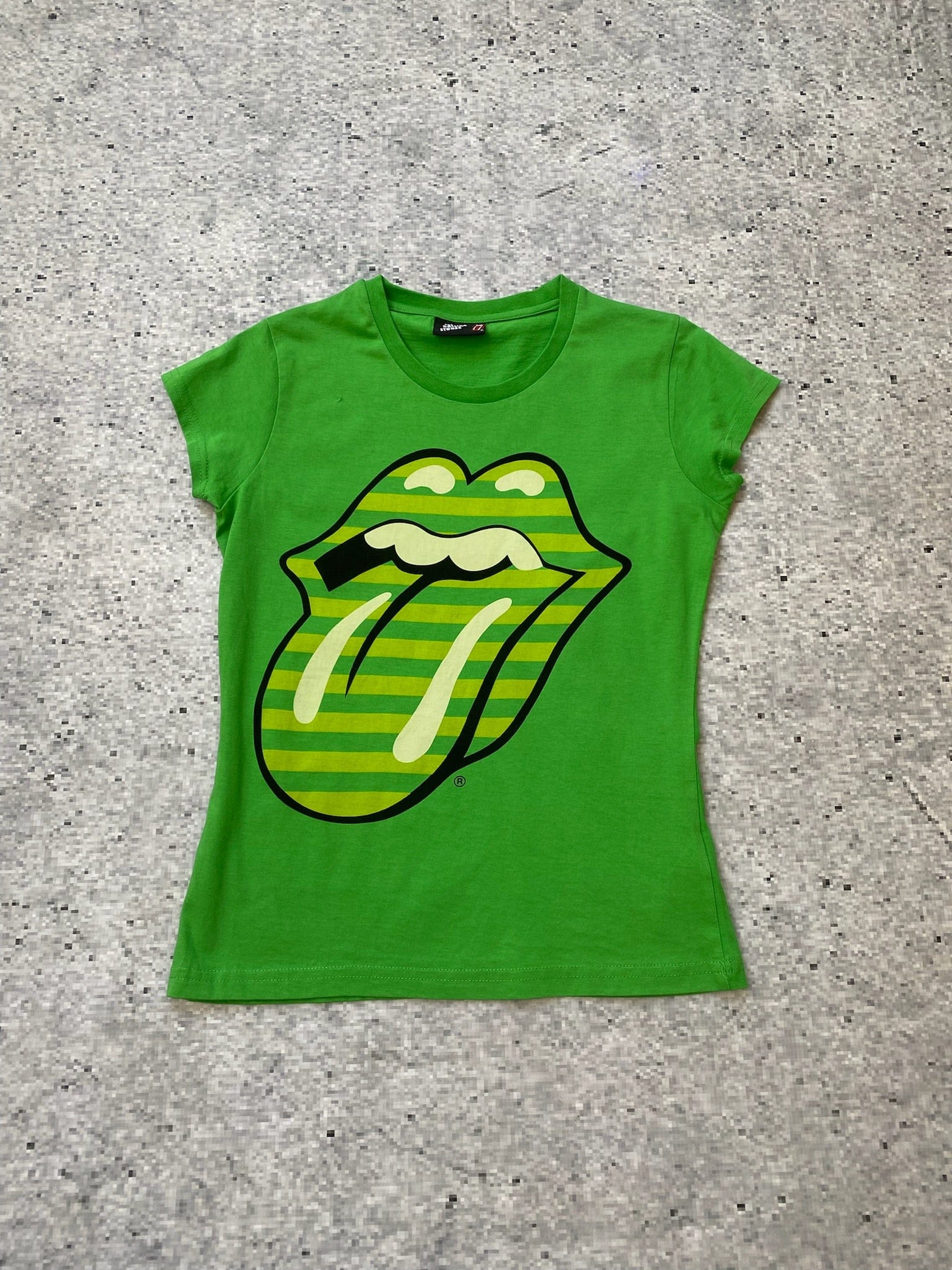 The Rolling Stones Green Baby Tee Other