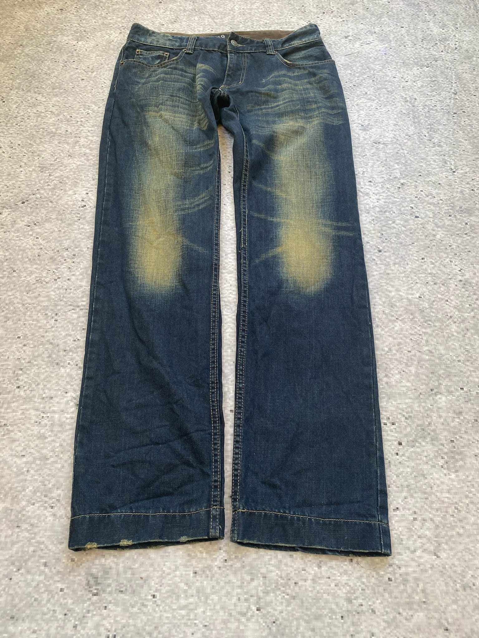 2000s D&G Power Straight Leg Low Waist Jeans