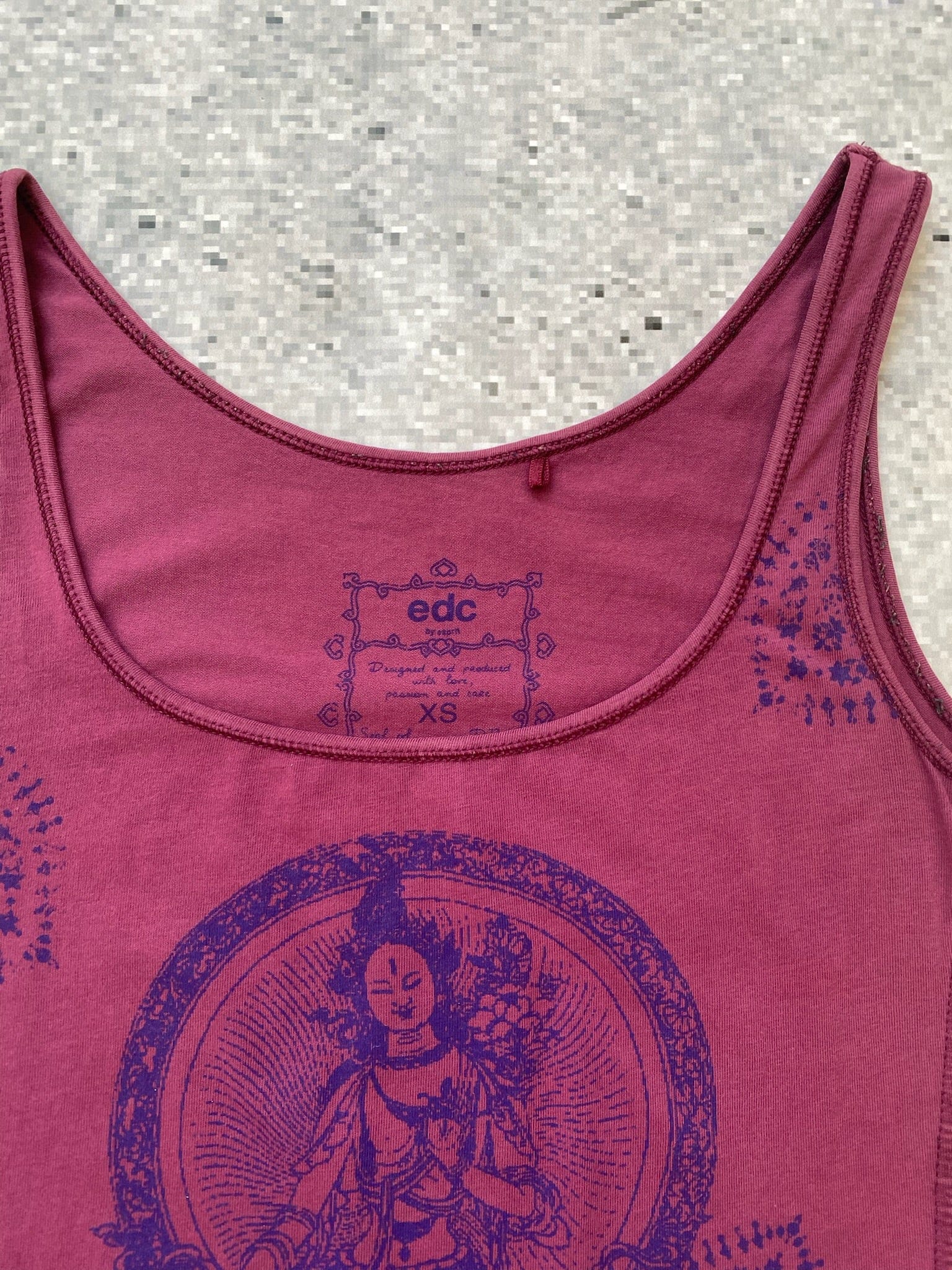 Purple EDC Budda Tank Top EDC by Espirit