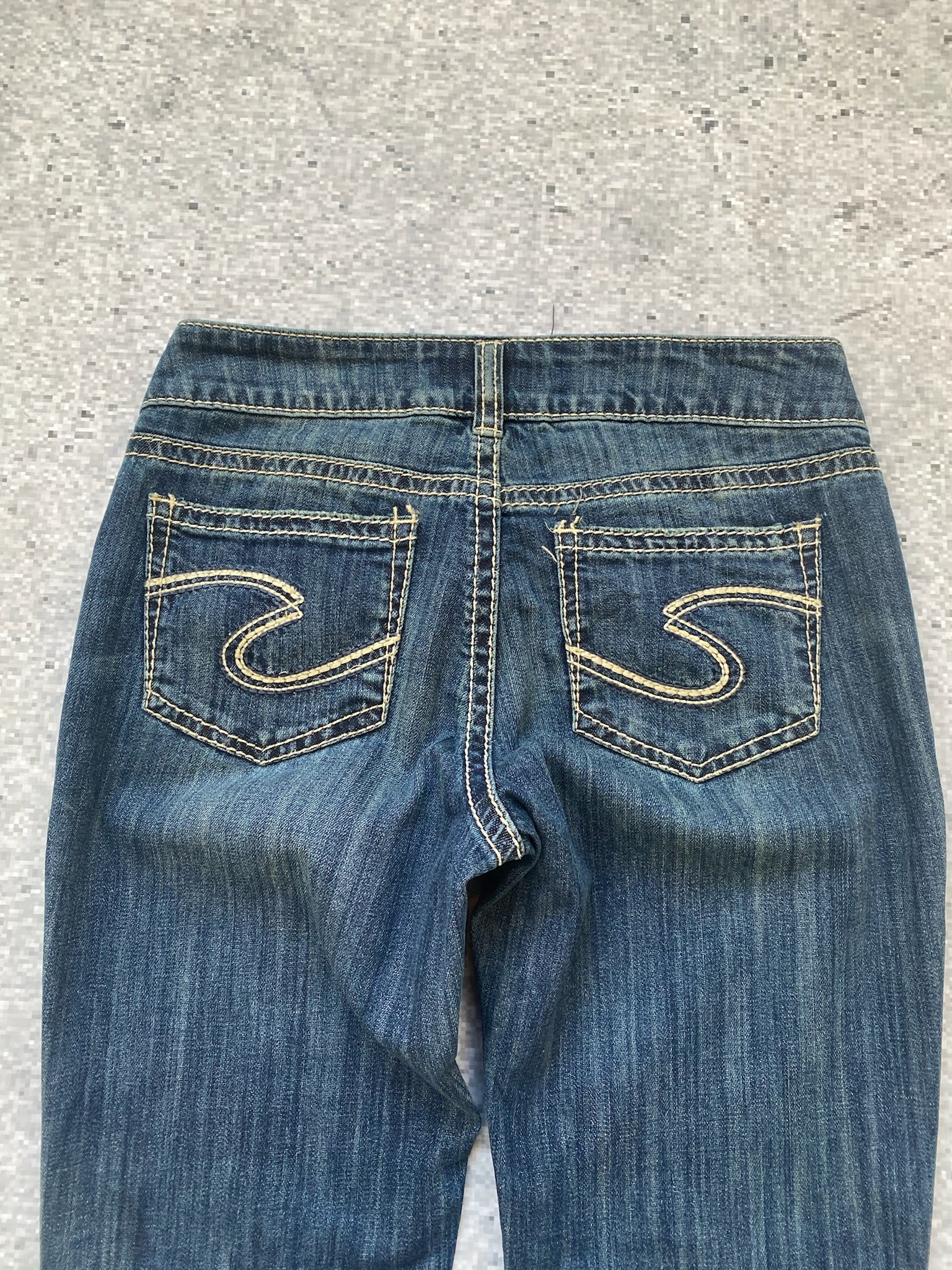 Low Rise 2000s Suki Slim Silver Woman Jeans