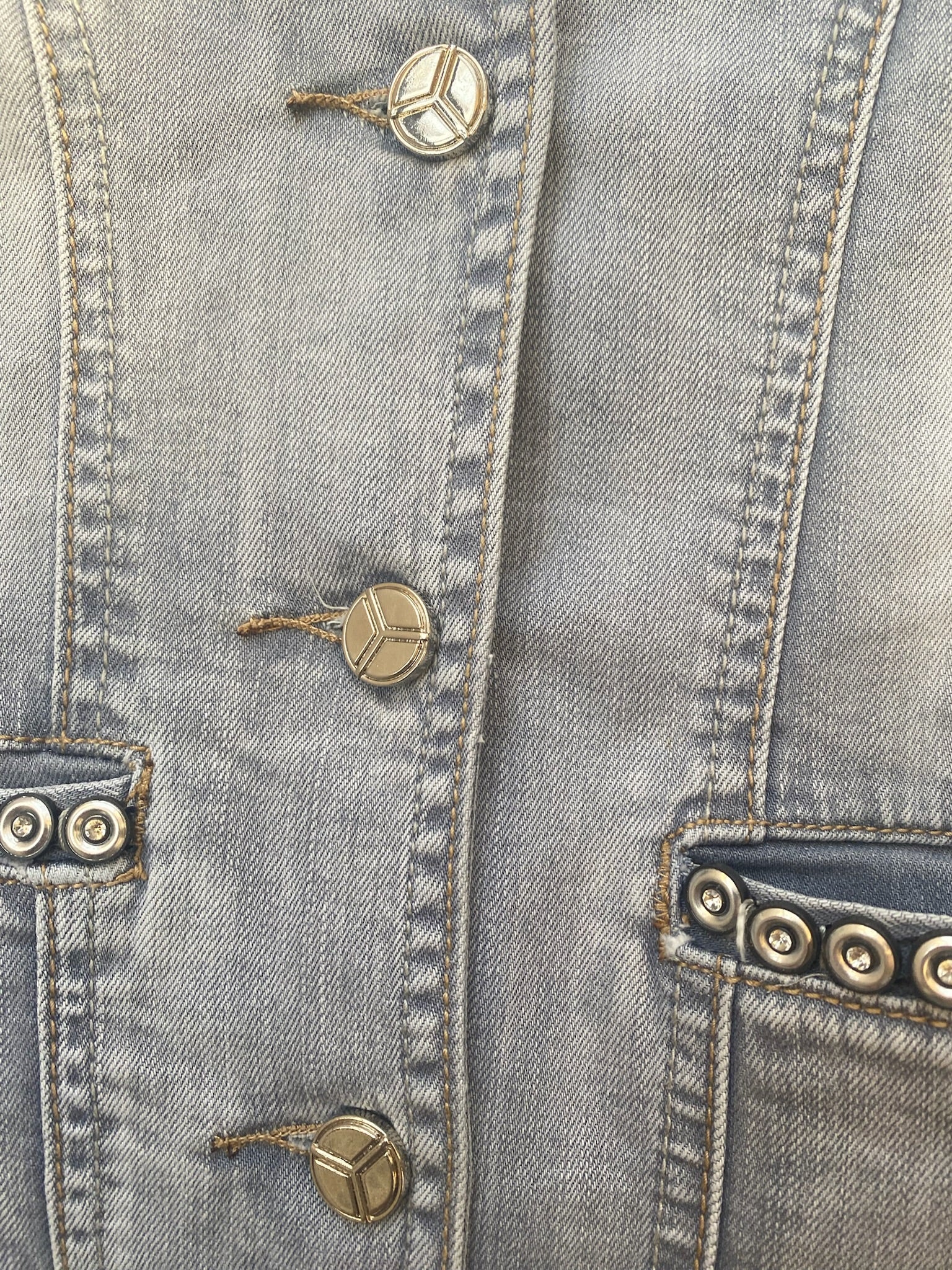 Peace "Made in Italy" Denim Vest