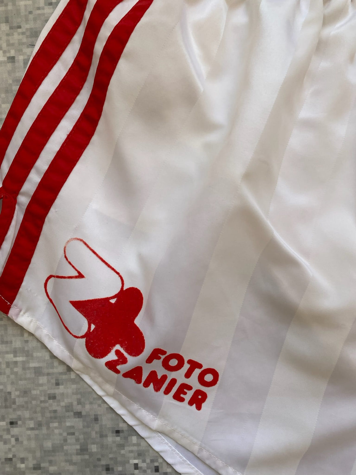 1980s 1990s "Made in West Germany" Adidas Vintage Striped Soccer Shorts