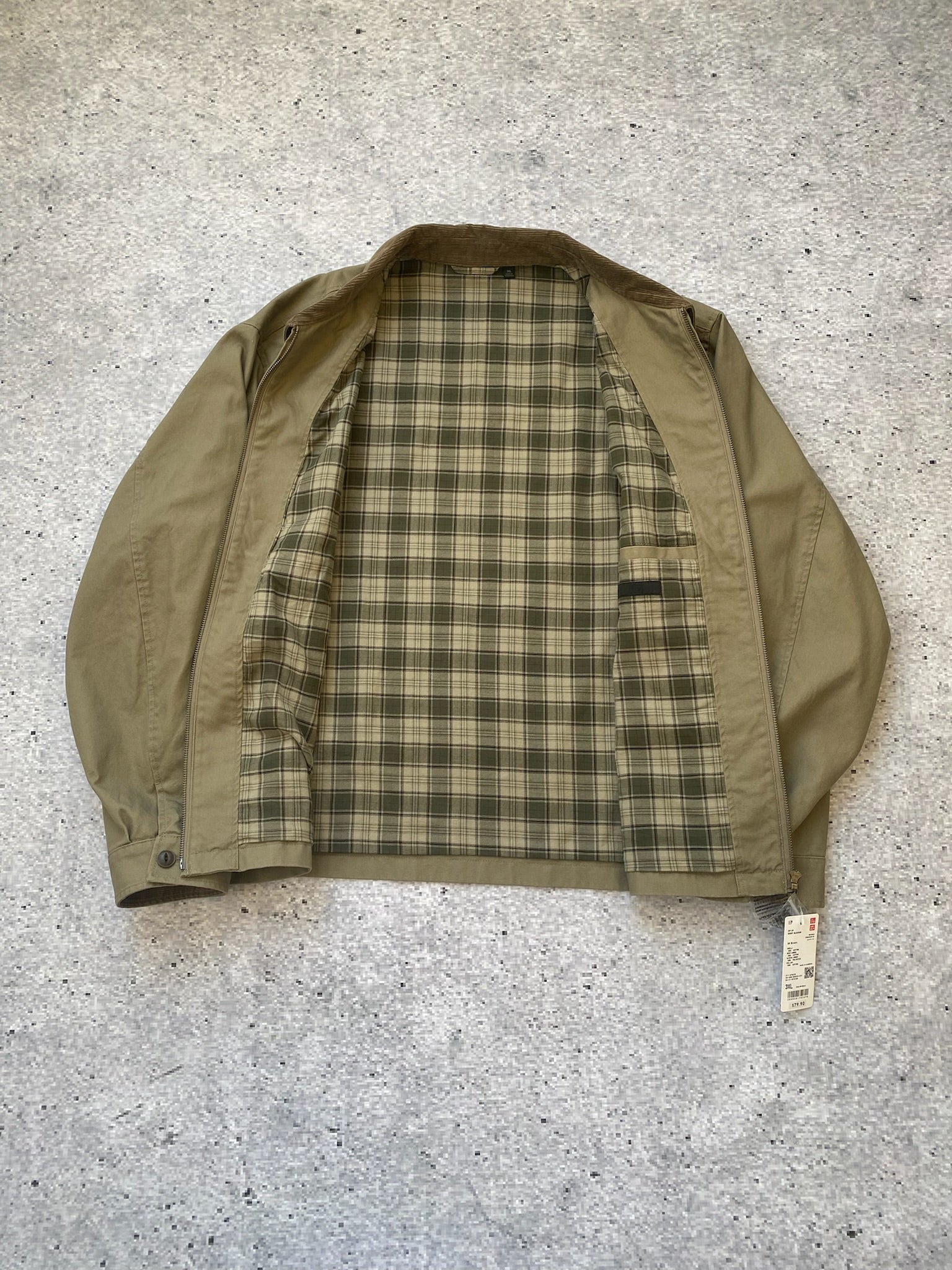 Uniqlo Zip Up Short Blouson Jacket