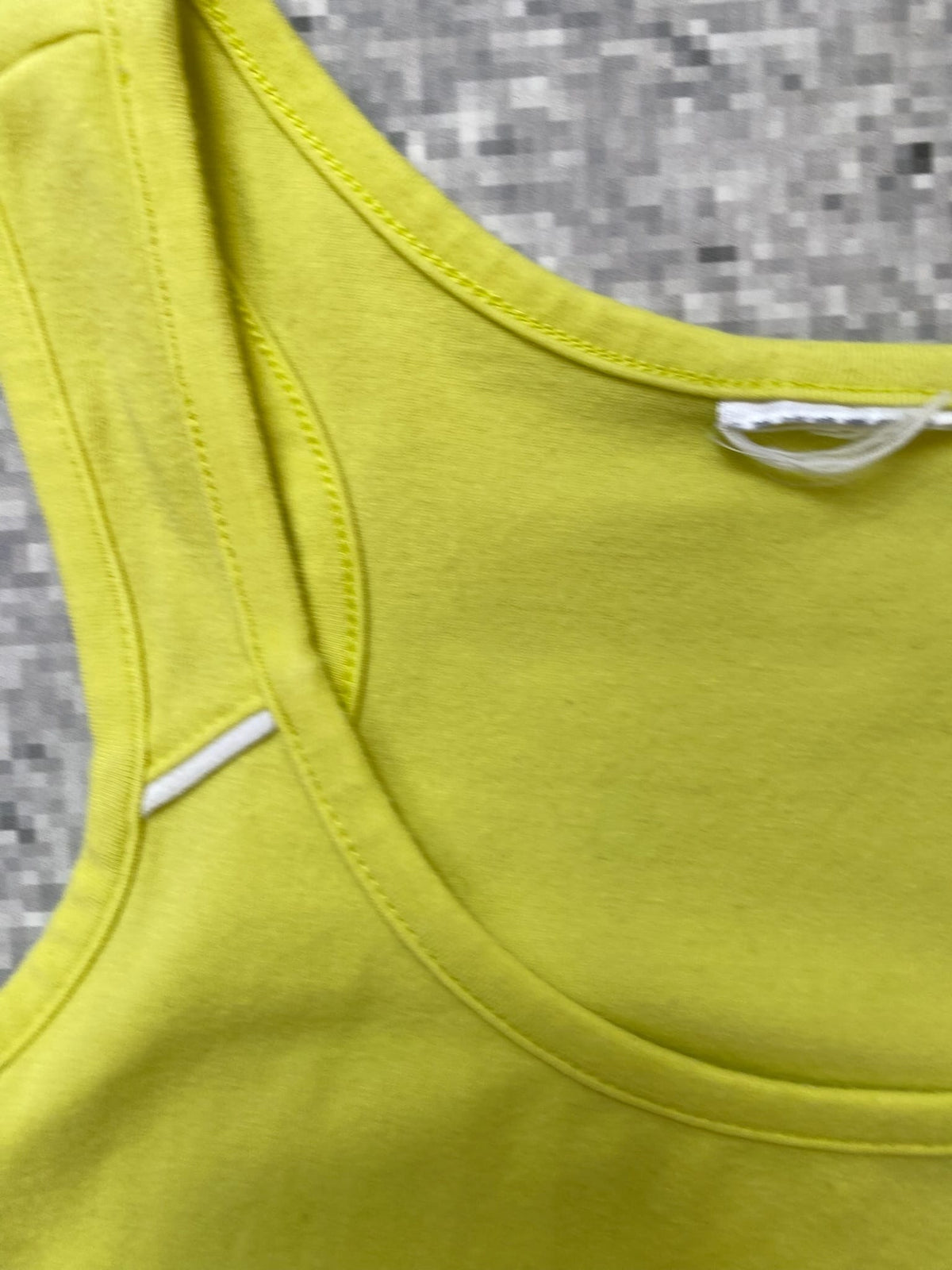 Bright Yellow Adidas Tank Top