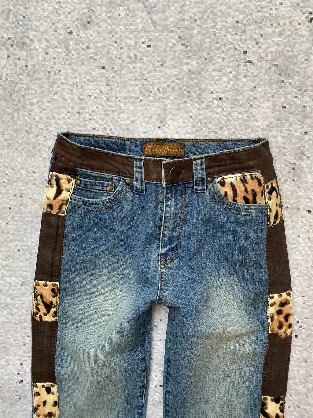 "Made in Portgual" Cowboy Low Waisted Flared Jeans