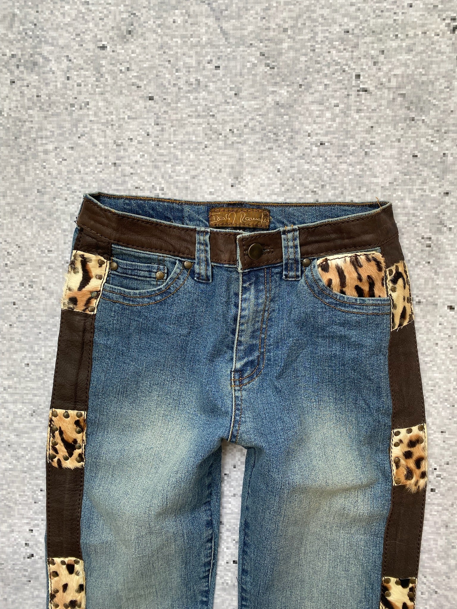 "Made in Portgual" Cowboy Low Waisted Flared Jeans