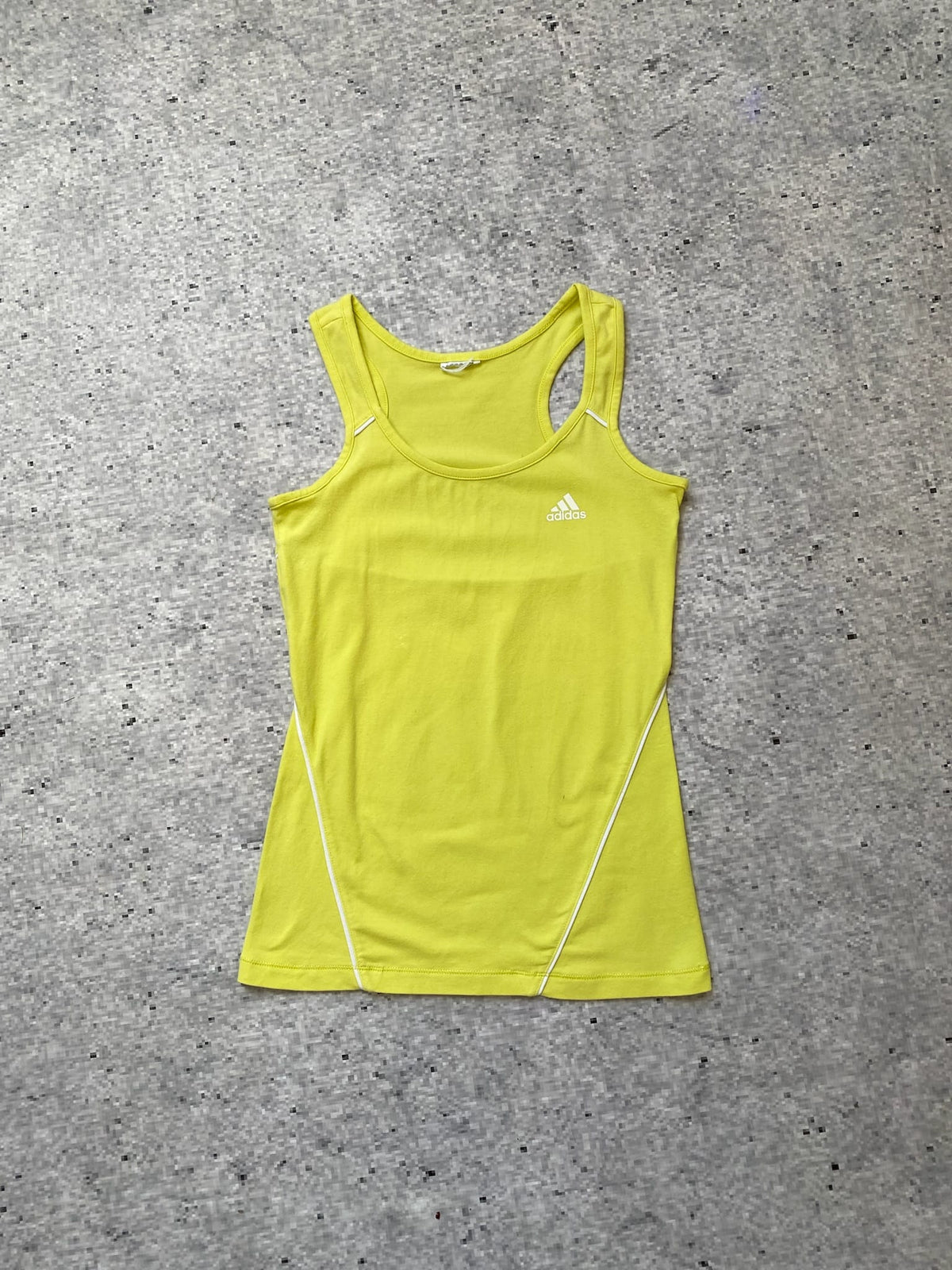 Bright Yellow Adidas Tank Top