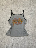 Early 2000s Gray "Made In USA" Biker Cami Top