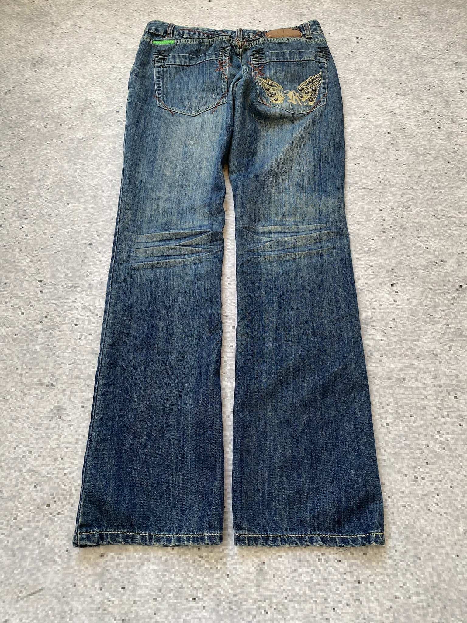 Studded Y2K  Straight Leg Jeans